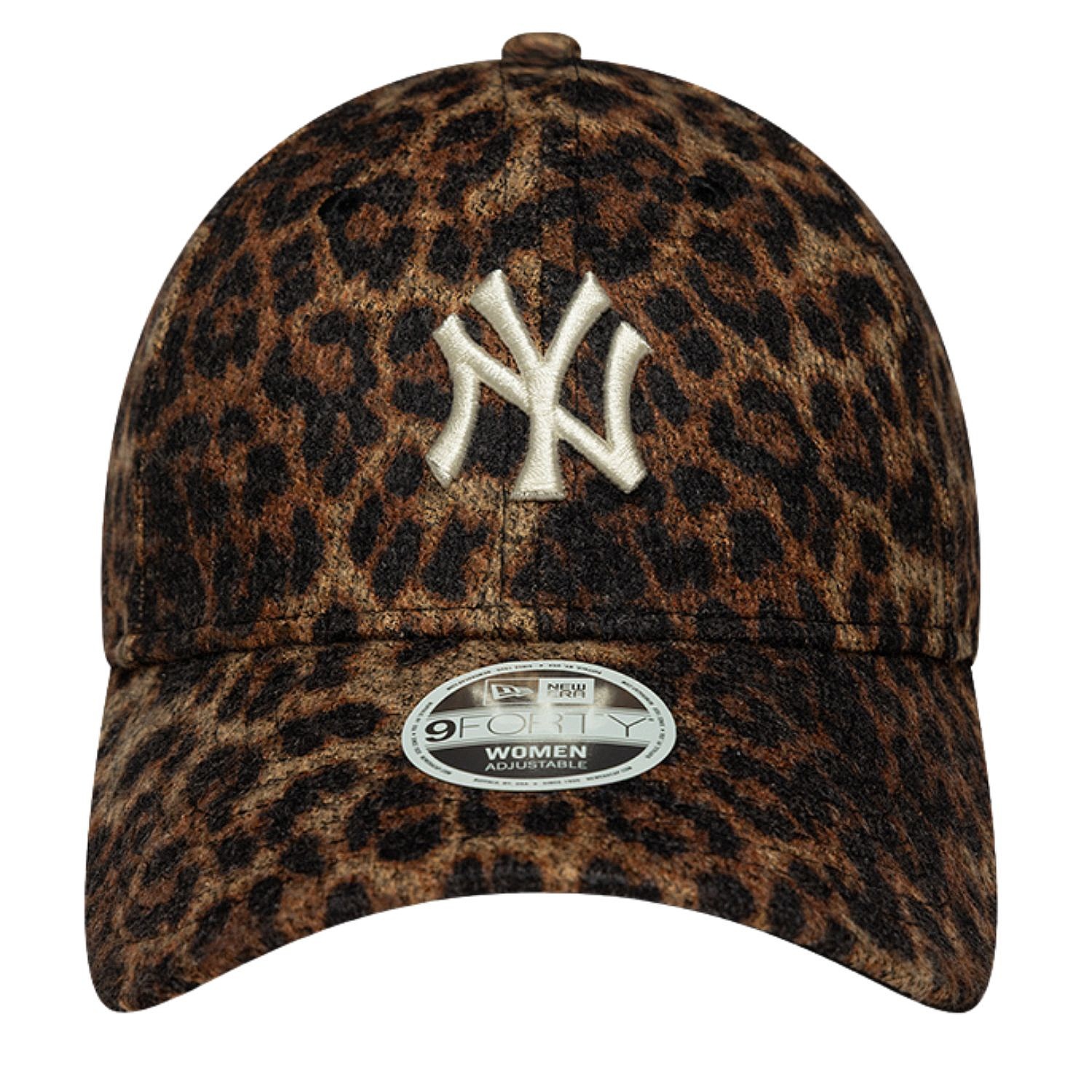 šiltovka New Era 9FO Cosy Leopard MLB New York Yankees - Deep Auburn/Black - women´s