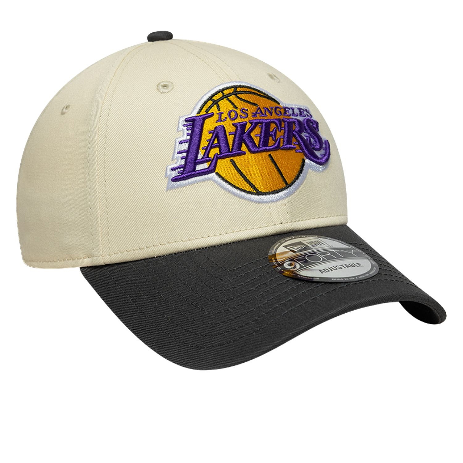 šiltovka New Era 9FO Colourblock NBA Los Angeles Lakers - Light Cream/Steel Clouds - men´s