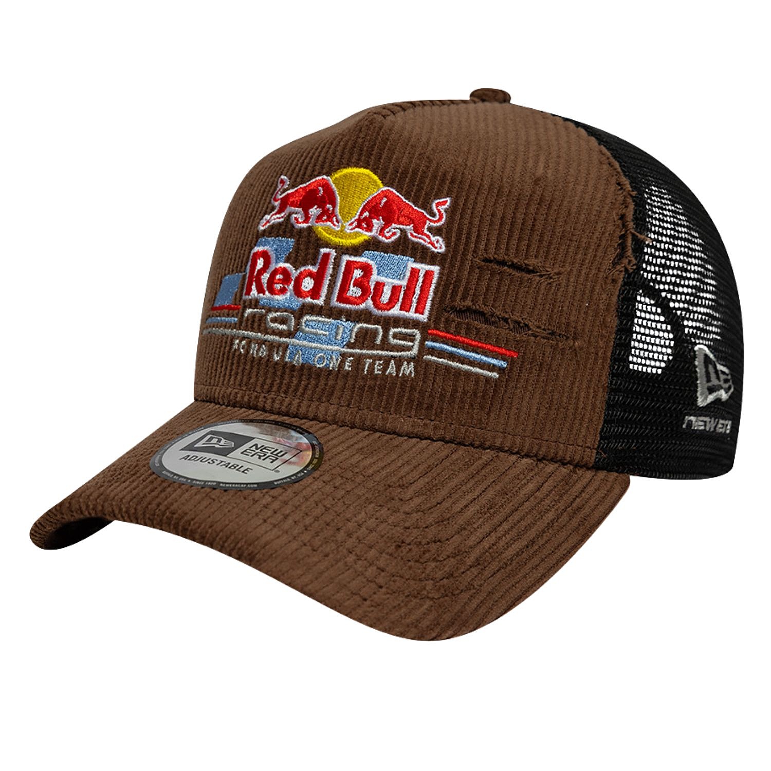casquette New Era 9FO AF Distressed Cord Trucker F1 Red Bull Racing - Chocolate Sauce - men´s