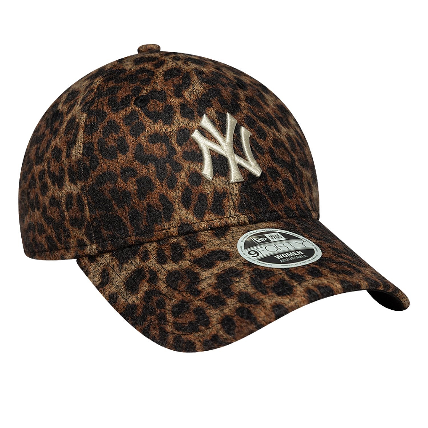 šiltovka New Era 9FO Cosy Leopard MLB New York Yankees - Deep Auburn/Black - women´s