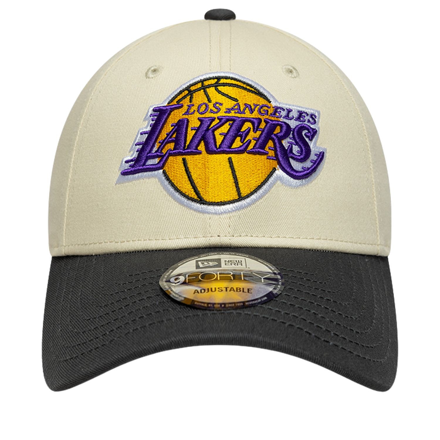 šiltovka New Era 9FO Colourblock NBA Los Angeles Lakers - Light Cream/Steel Clouds - men´s