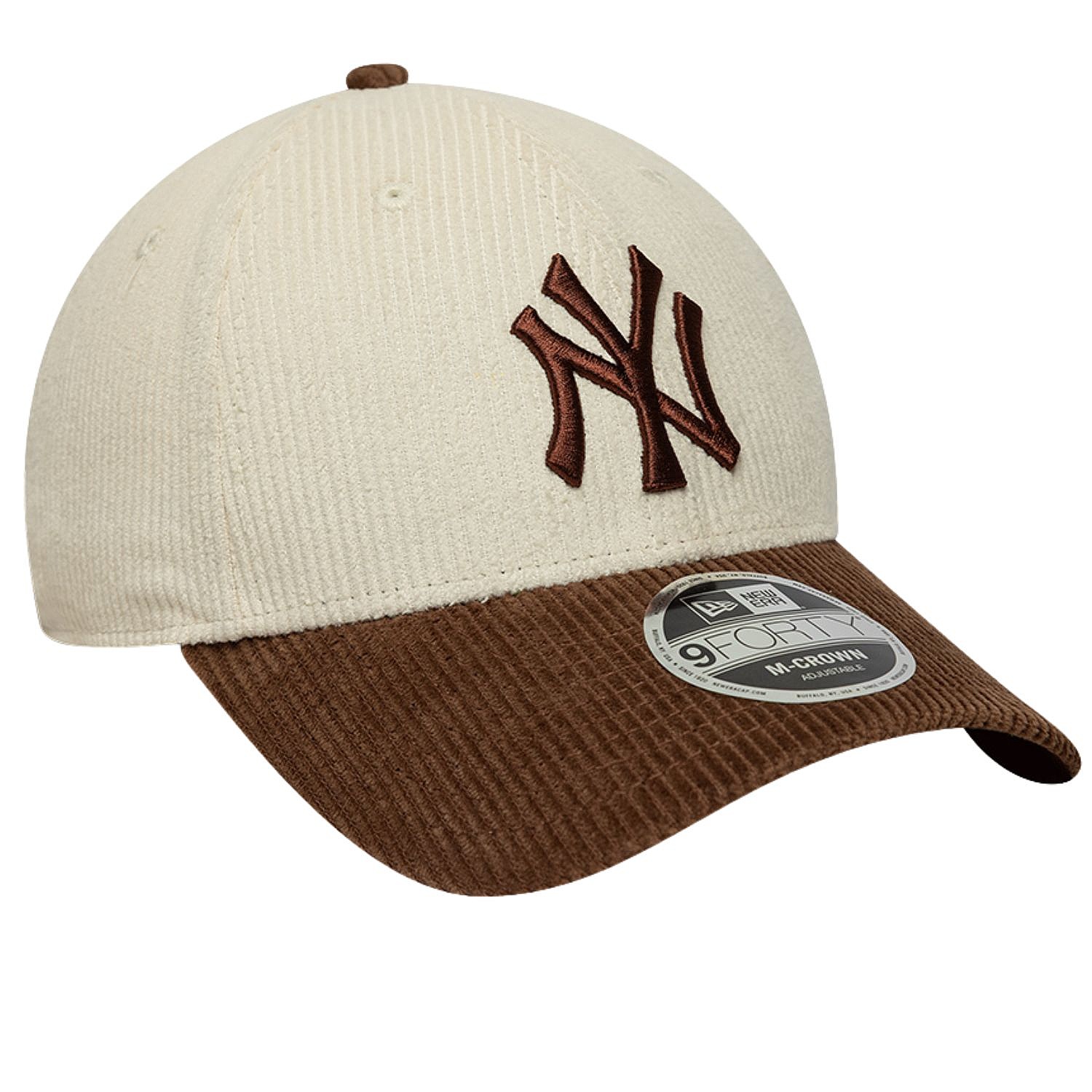 šiltovka New Era 9FO M-Crown Cord MLB New York Yankees - Light Cream/Deep Auburn - men´s