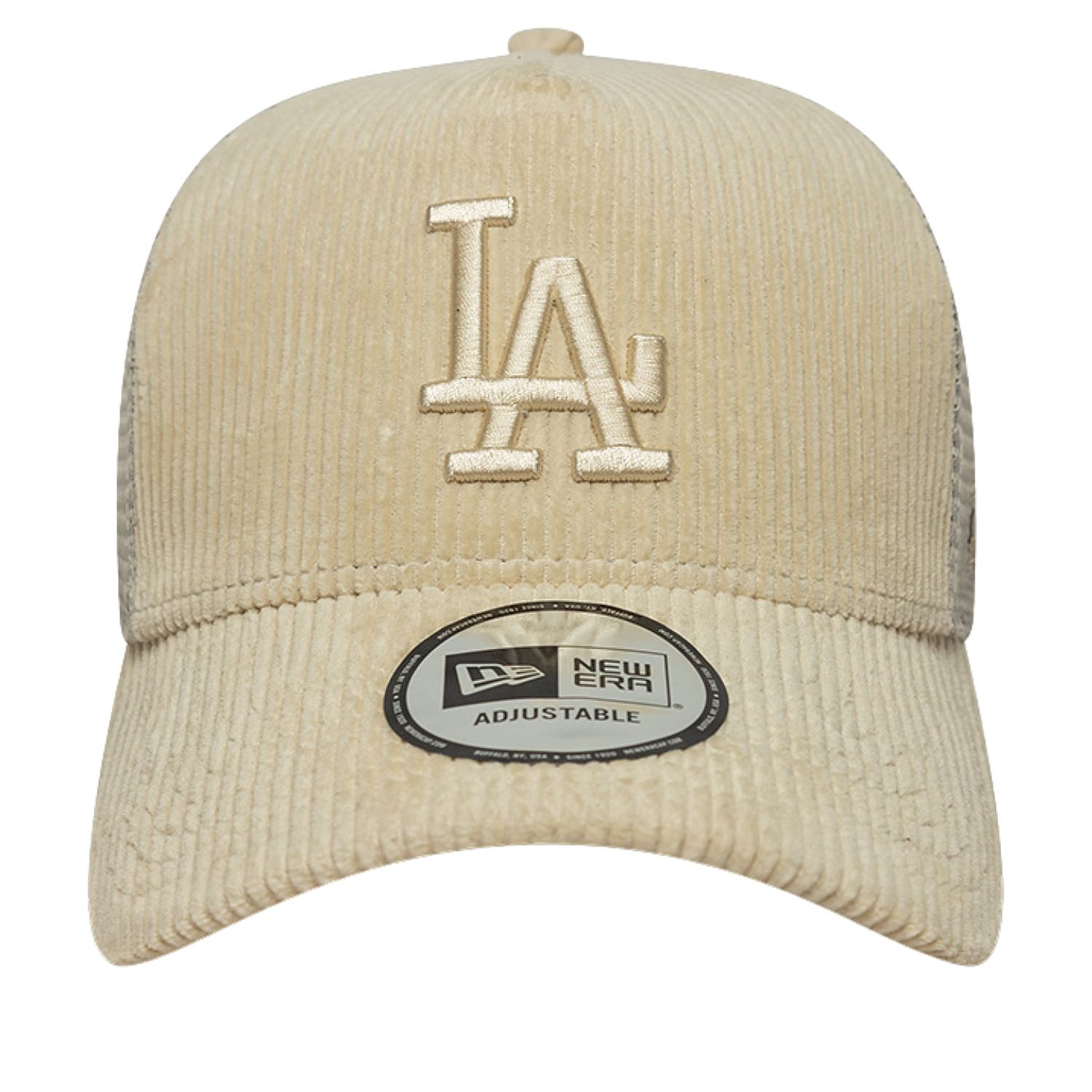 kšiltovka New Era 9FO AF Tonal Cord Trucker MLB Los Angeles Dodgers - Stone