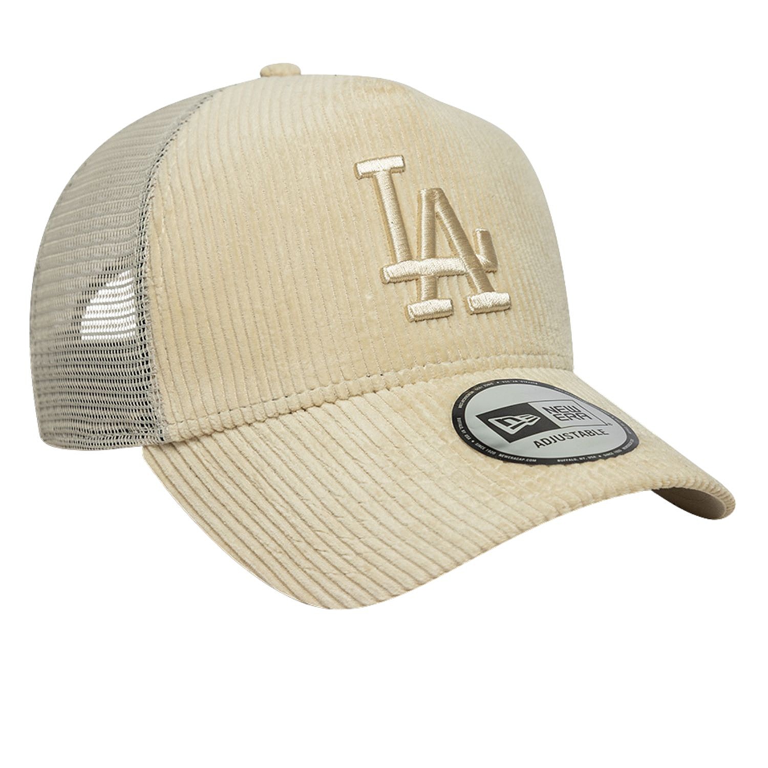 kšiltovka New Era 9FO AF Tonal Cord Trucker MLB Los Angeles Dodgers - Stone