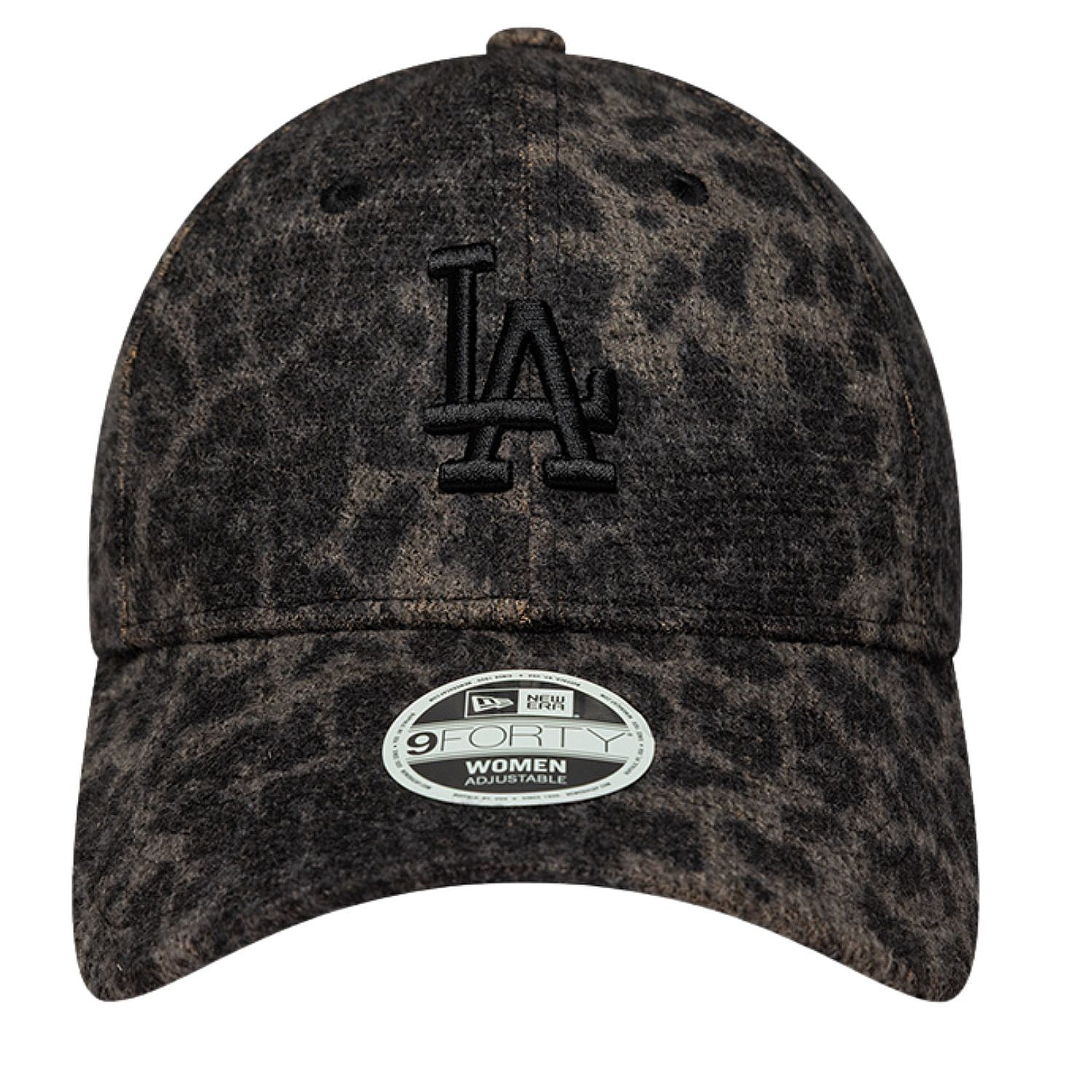 šiltovka New Era 9FO Cosy Leopard MLB Los Angeles Dodgers - Black - women´s