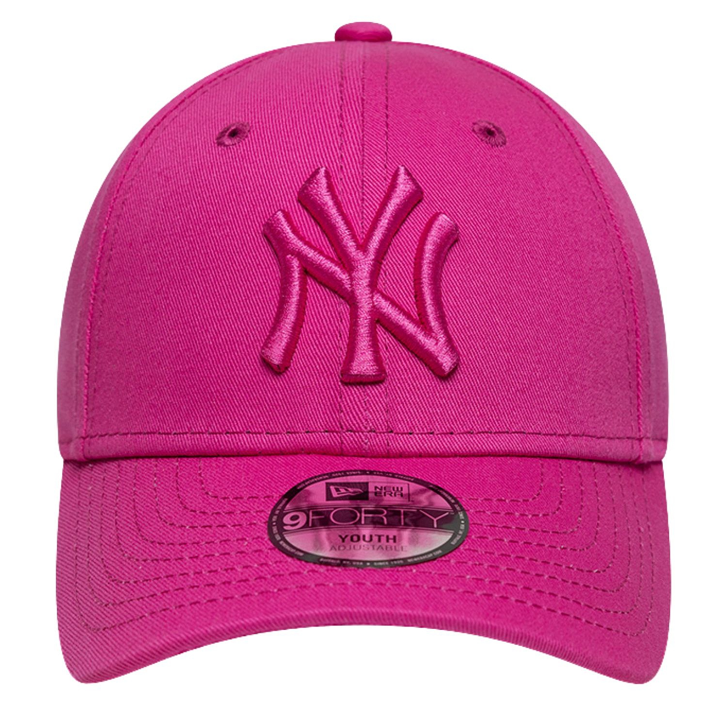 šiltovka New Era 9FO League Essential MLB New York Yankees Youth - Electric Fuchsia - girl´s