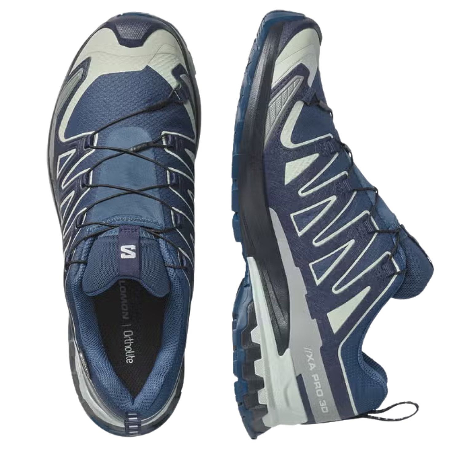 boty Salomon XA Pro 3D V9 GTX - Spellbound/Maritime Blue/Wrought Iron
