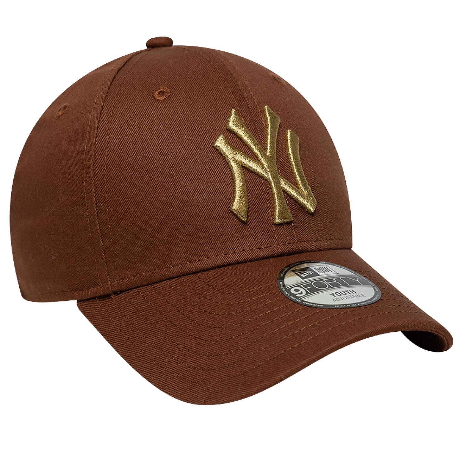 casquette New Era 9FO Metallic MLB New York Yankees Child - Deep Auburn/Metallic Gold - kid´s