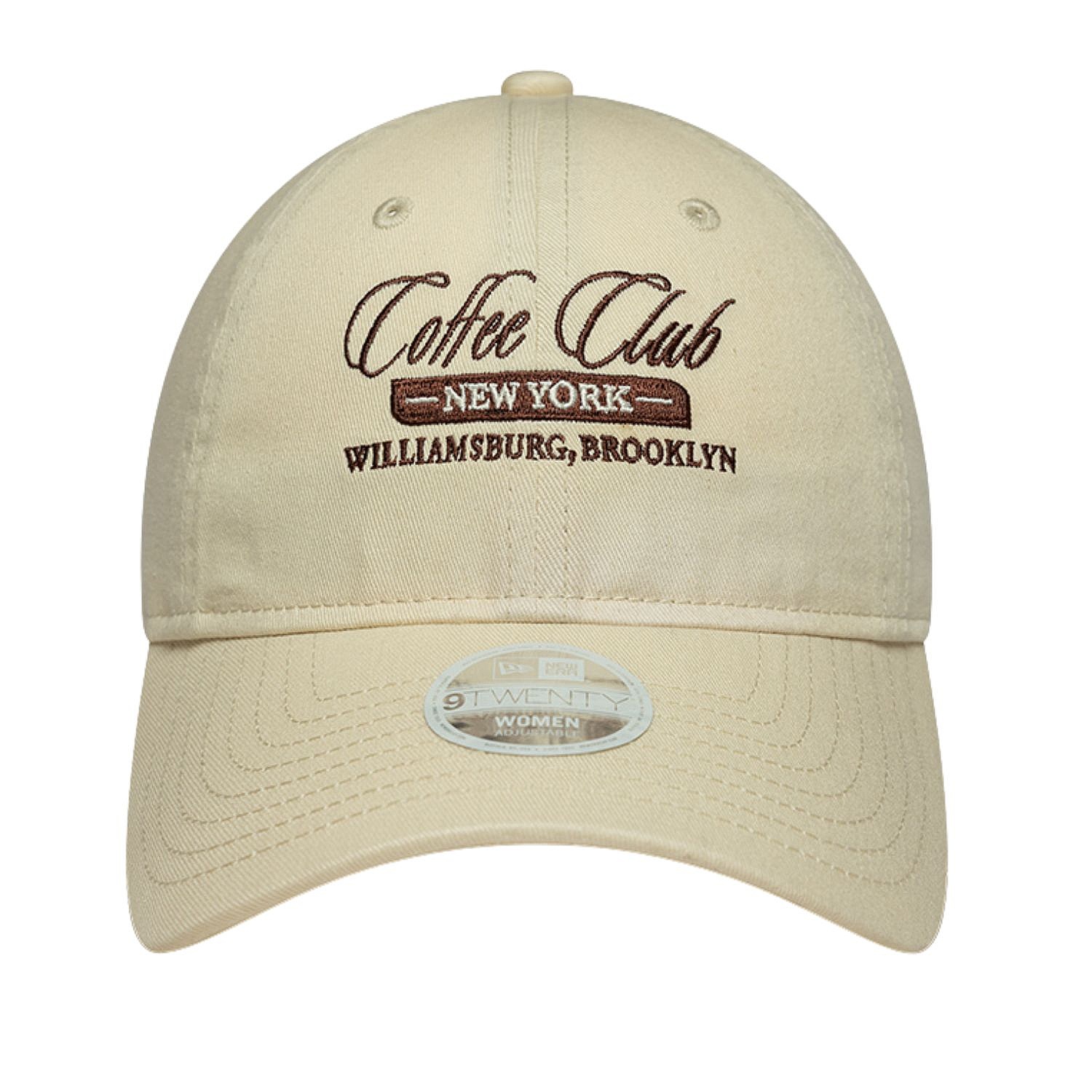 šiltovka New Era 9T Cafe Slogan Branded - Light Cream/Deep Auburn - women´s