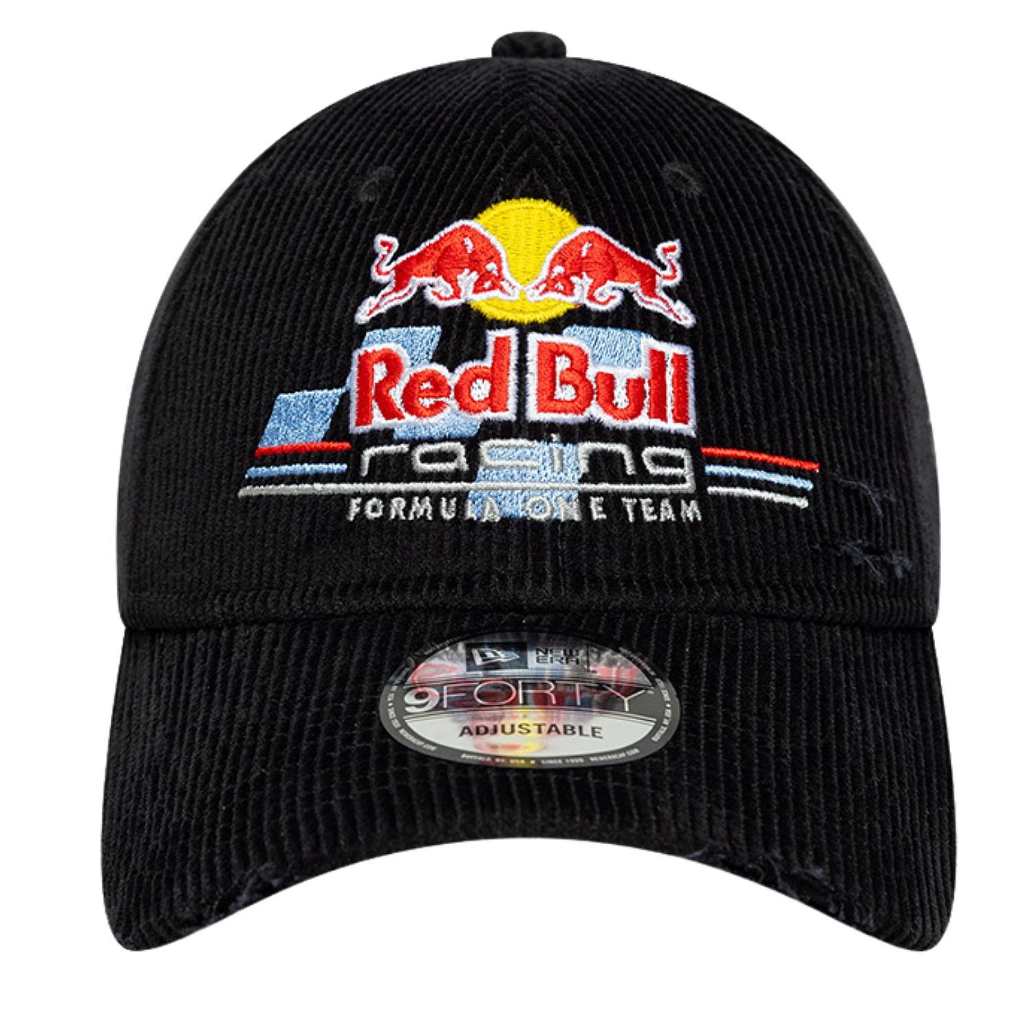 šiltovka New Era 9FO Distressed Cord F1 Red Bull Racing - Black - men´s
