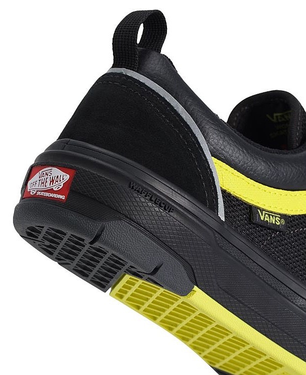 buty Vans Skate Old Skool Wafflecup - Black/Lime - men´s