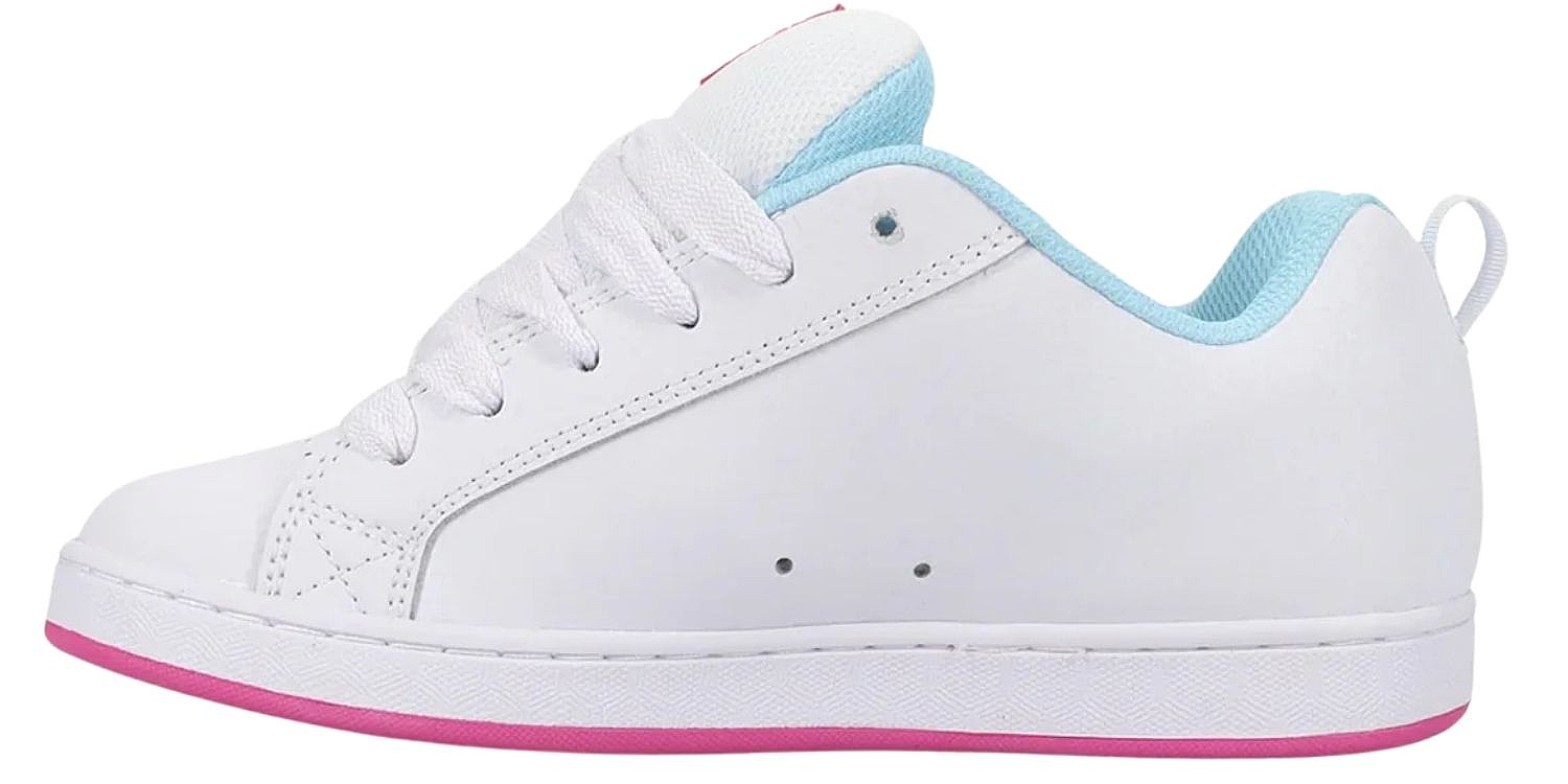 shoes DC Court Graffik - White/Crazy Pink/Blue - women´s