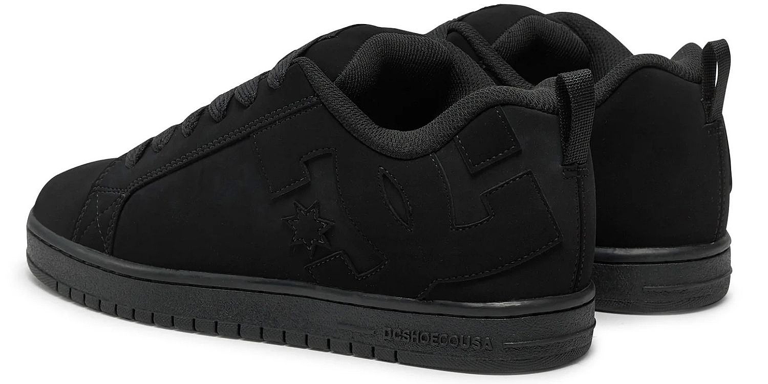shoes DC Court Graffik - 3BK/Black/Black/Black - men´s