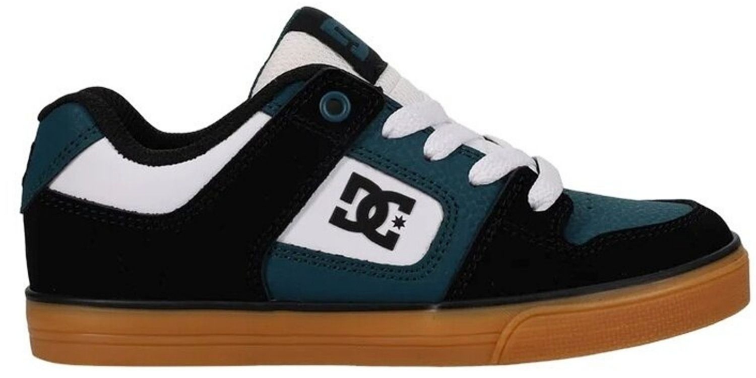 shoes DC Pure - Black/White/Emerald - unisex junior