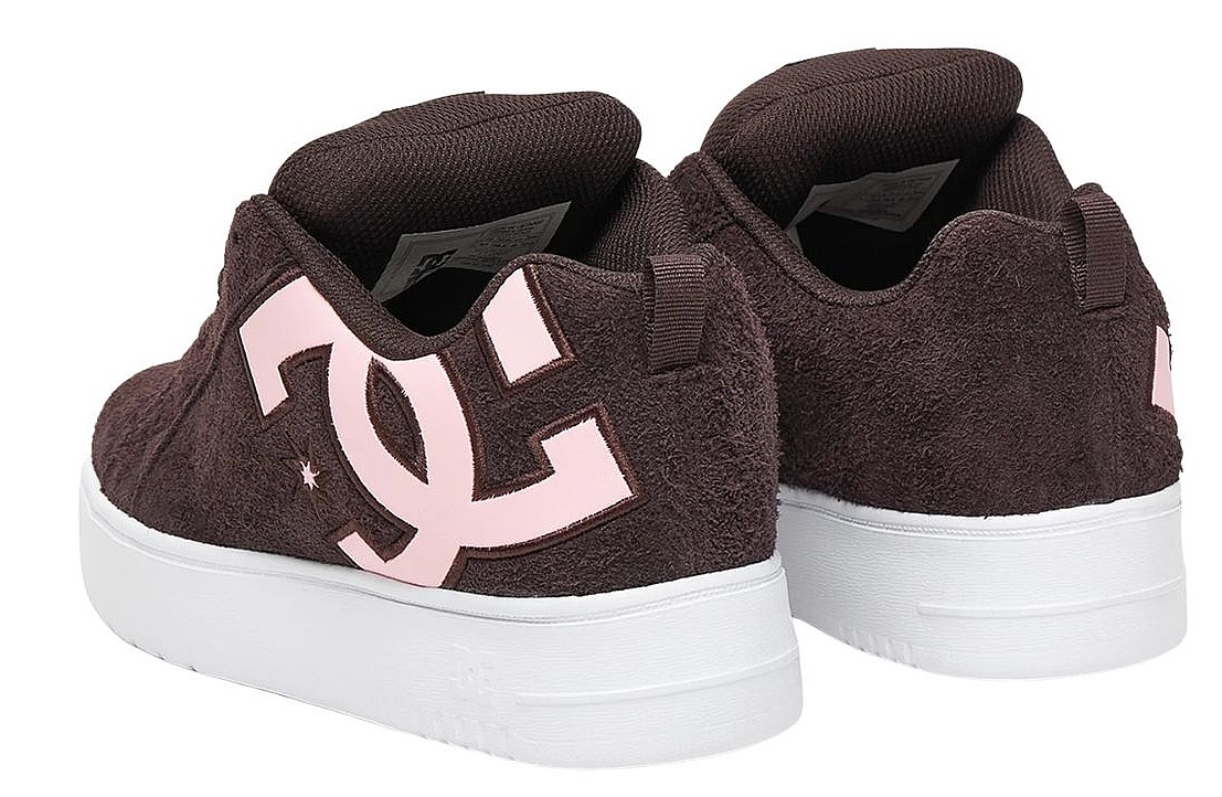shoes DC Court Graffik Platform - Brown/Pink/White - women´s