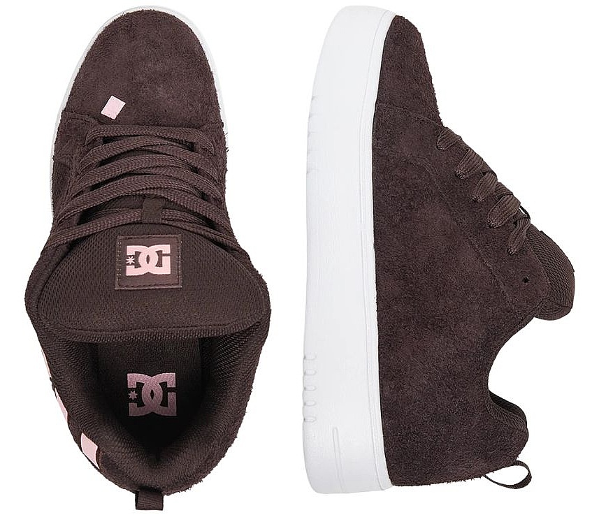 shoes DC Court Graffik Platform - Brown/Pink/White - women´s
