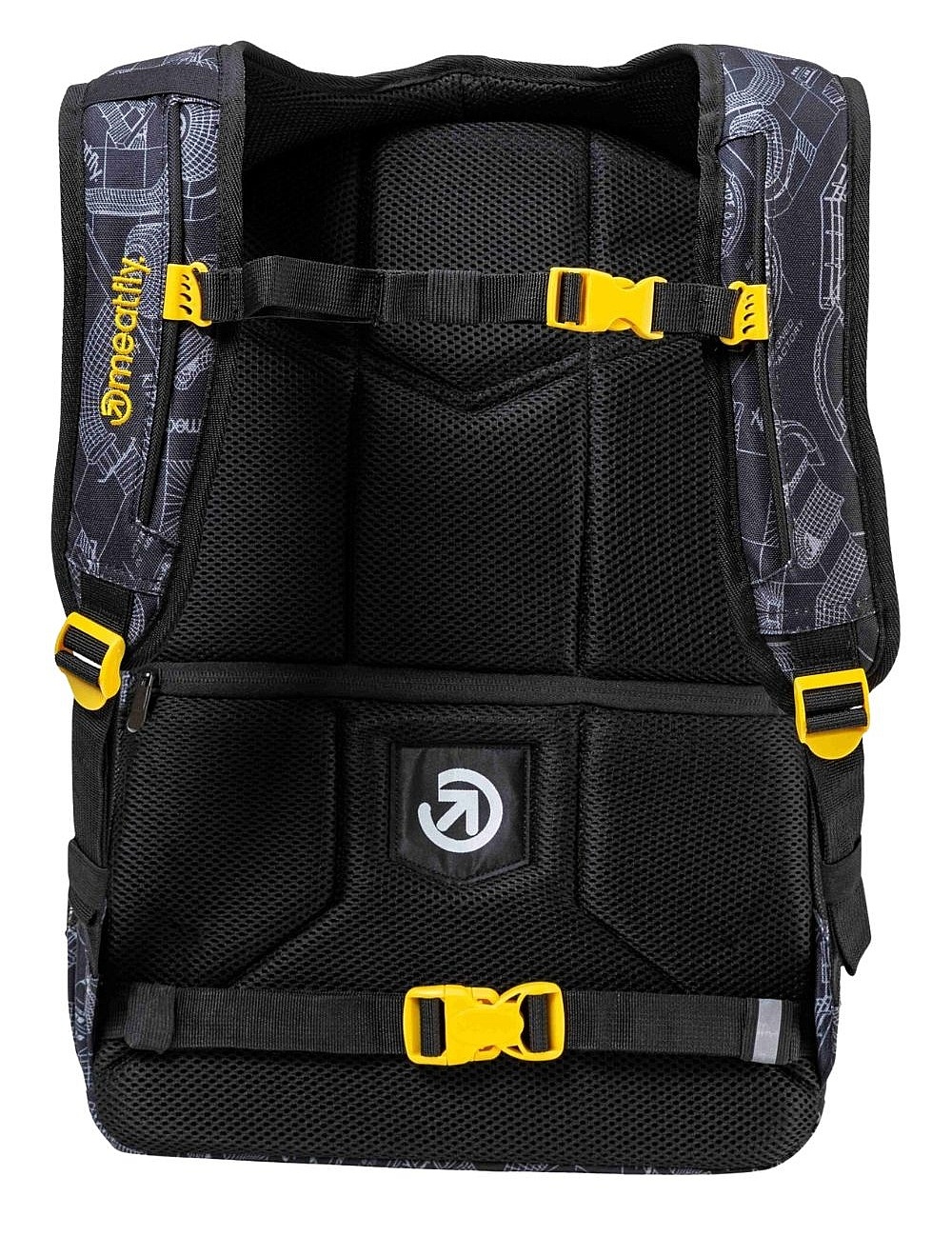 plecak Meatfly Exile - Blueprint Black