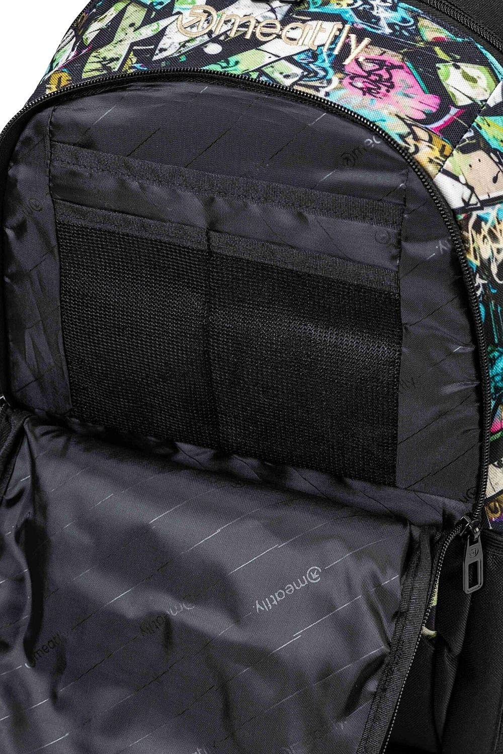 Rucksack Meatfly Basejumper - Green Graffity
