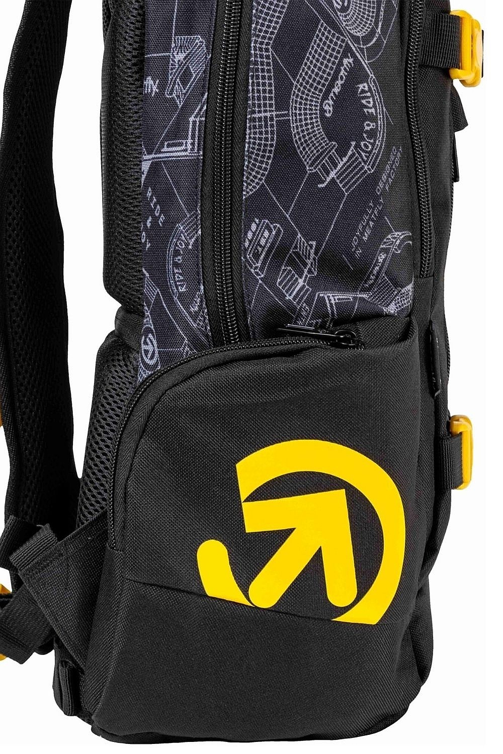 Rucksack Meatfly Basejumper - Blueprint Black