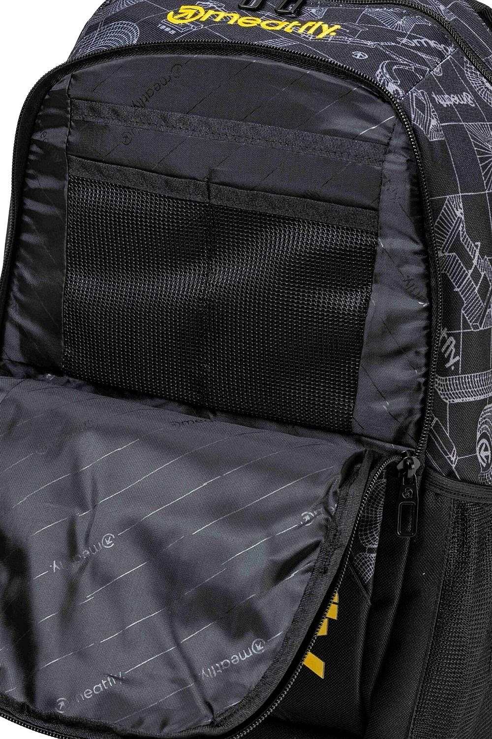 Rucksack Meatfly Basejumper - Blueprint Black