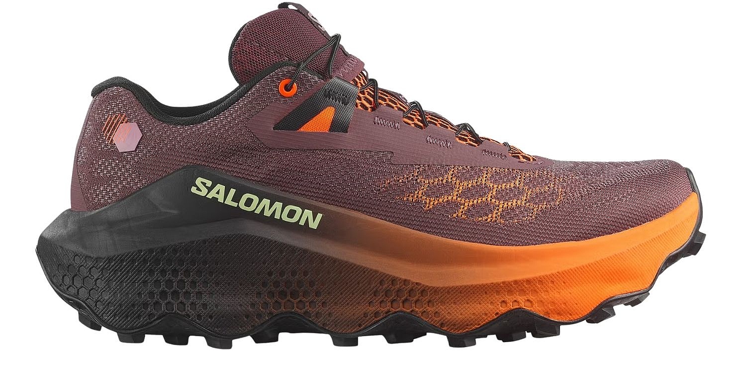 topánky Salomon Ultra Glide 4 W - Huckleberry/Black/Red Orange - women´s