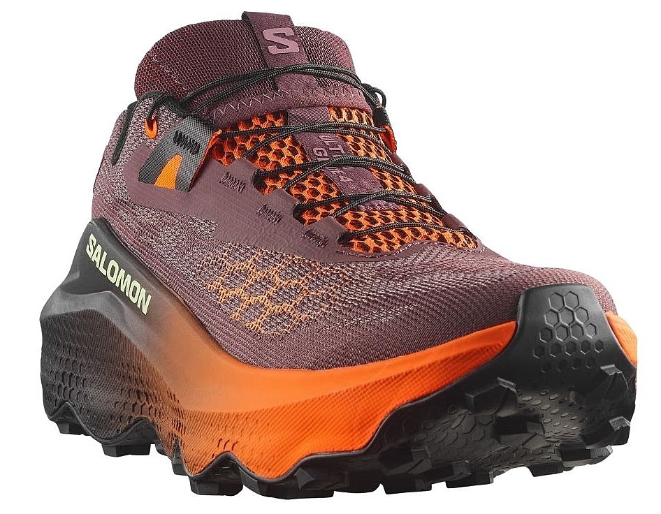 topánky Salomon Ultra Glide 4 W - Huckleberry/Black/Red Orange - women´s