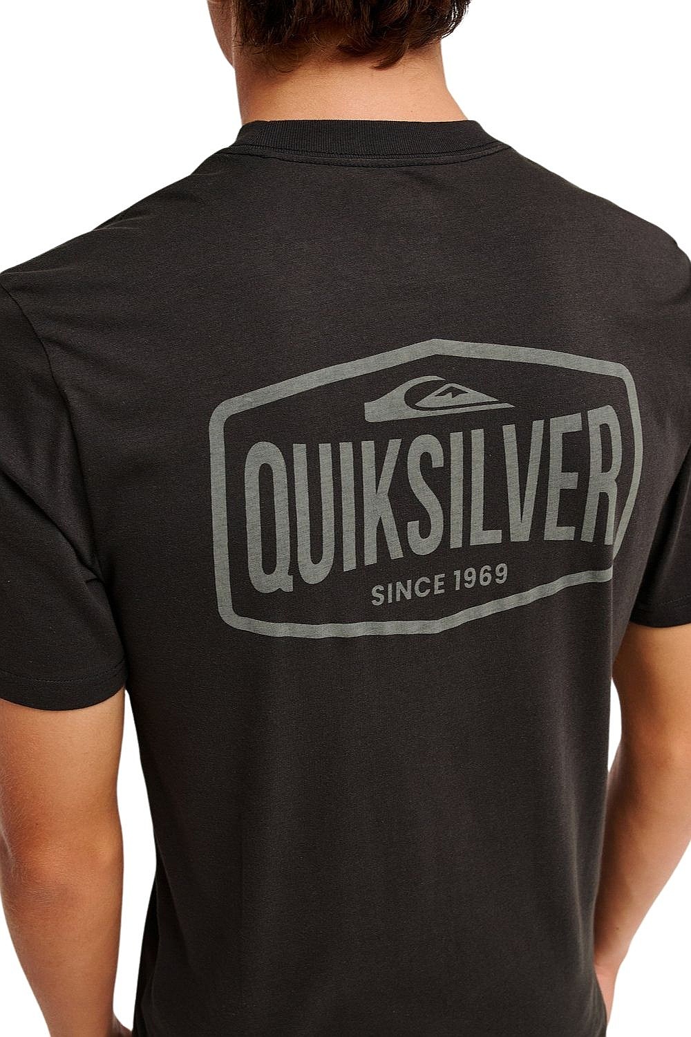 T-shirt Quiksilver Ev Surf Garage - KTA0/Tarmac - men´s