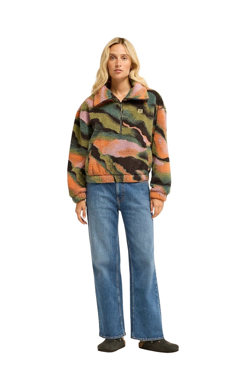 sweat-shirt Billabong Barra - BPB/Black Pebble - women´s