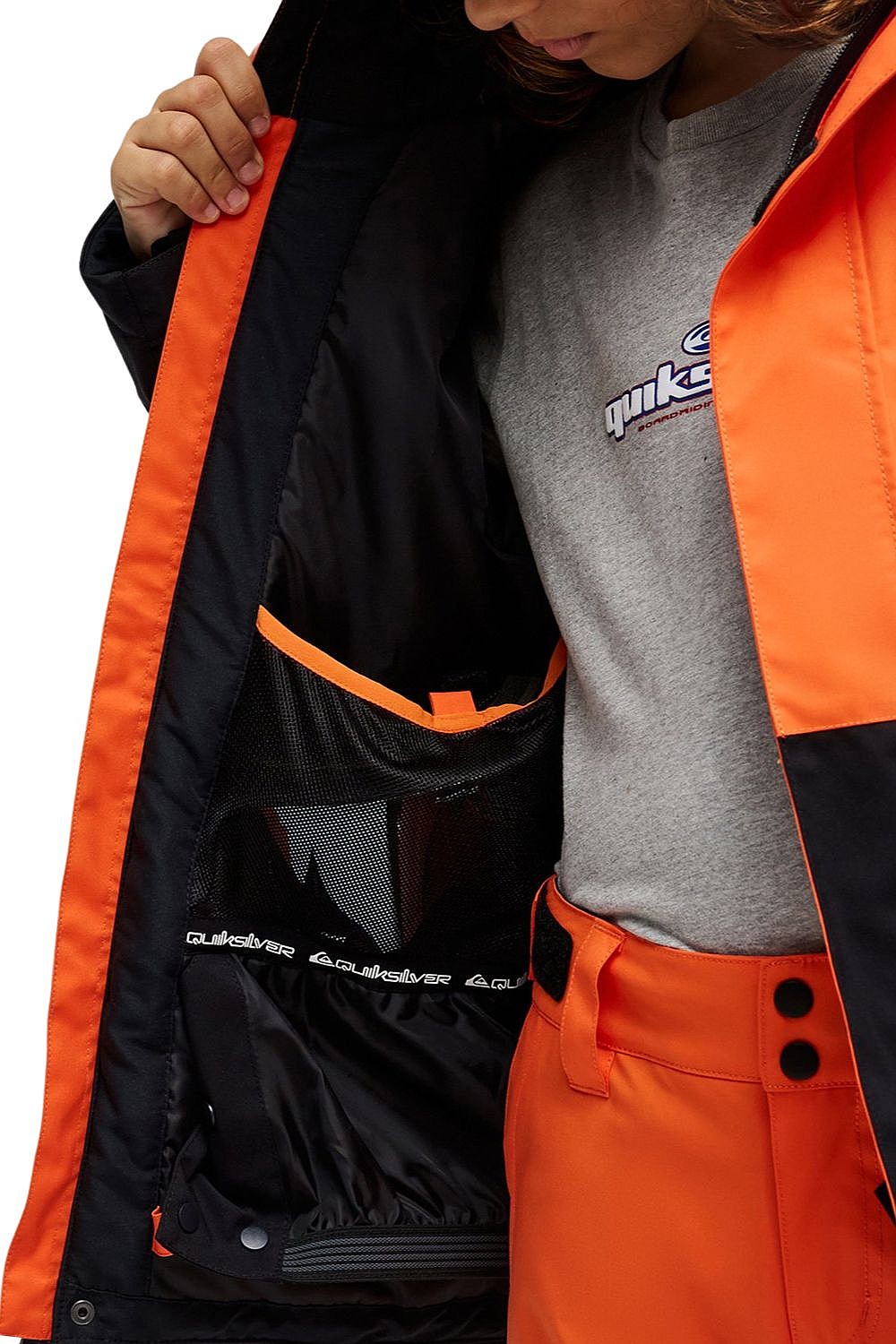 veste Quiksilver Titano - NLE0/Vermillon - boy´s