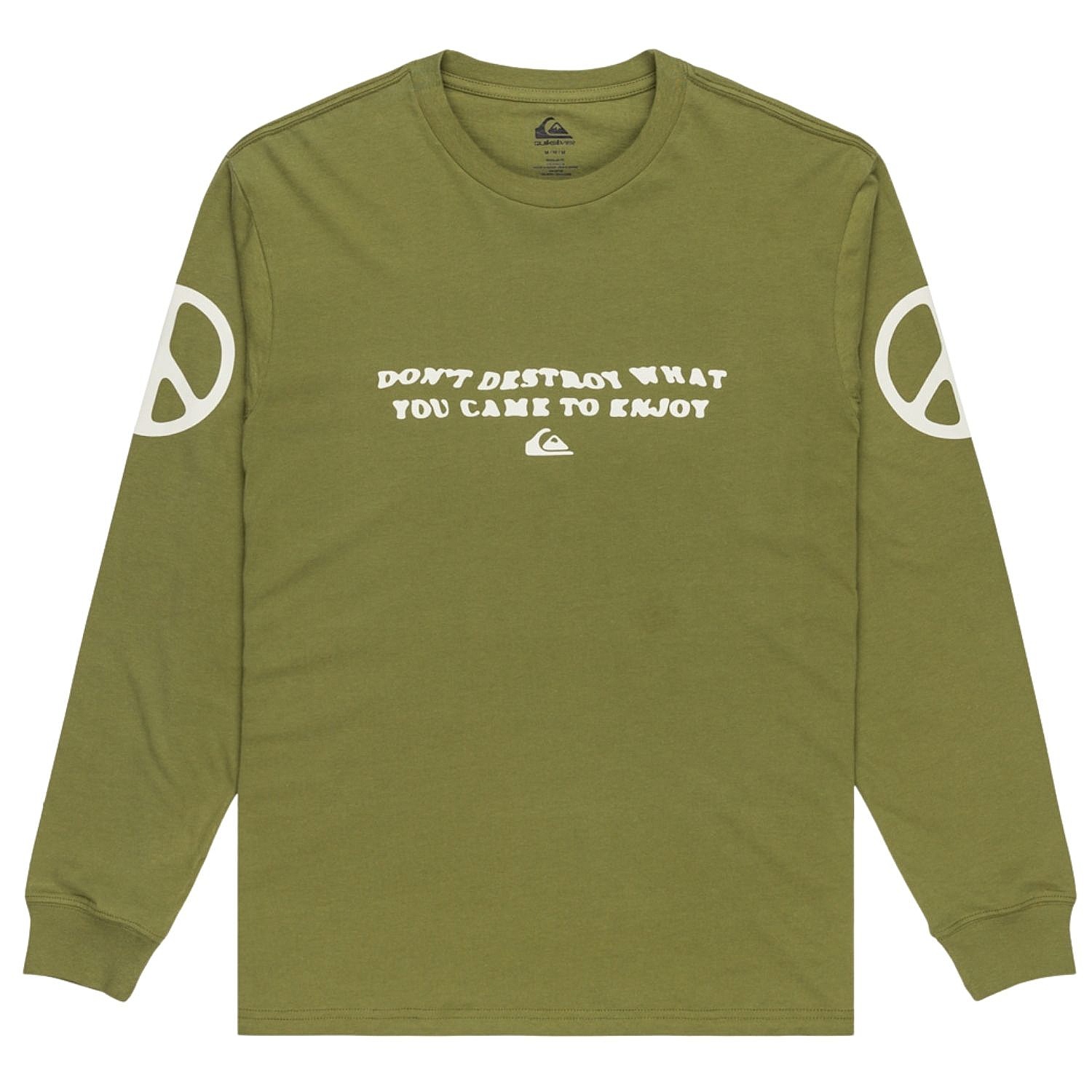 T-shirt Quiksilver Ev Cold Ways LS - GNG0/Loden Green - men´s