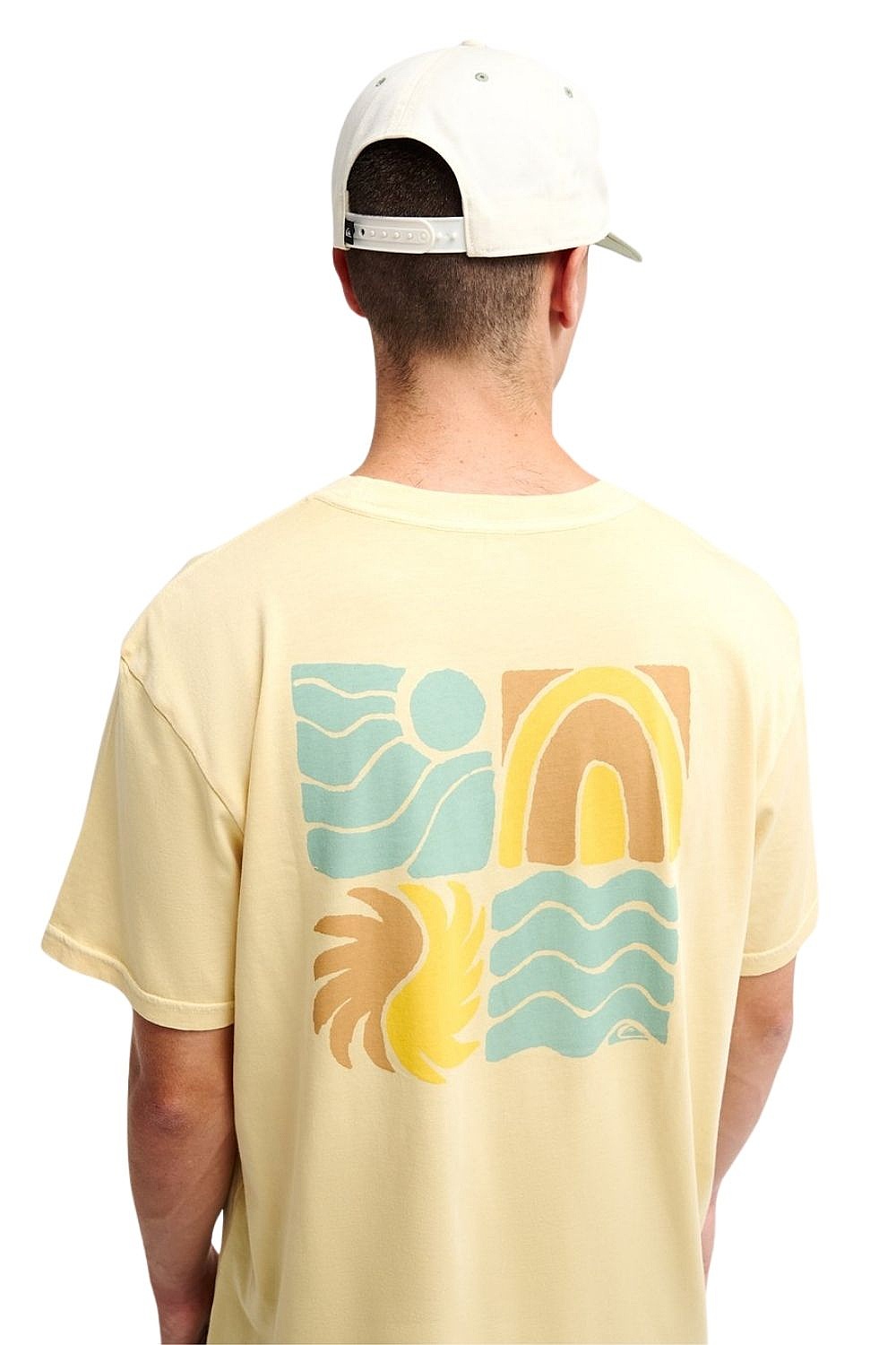 T-shirt Quiksilver Evo Vibes - YFM0/Straw - men´s