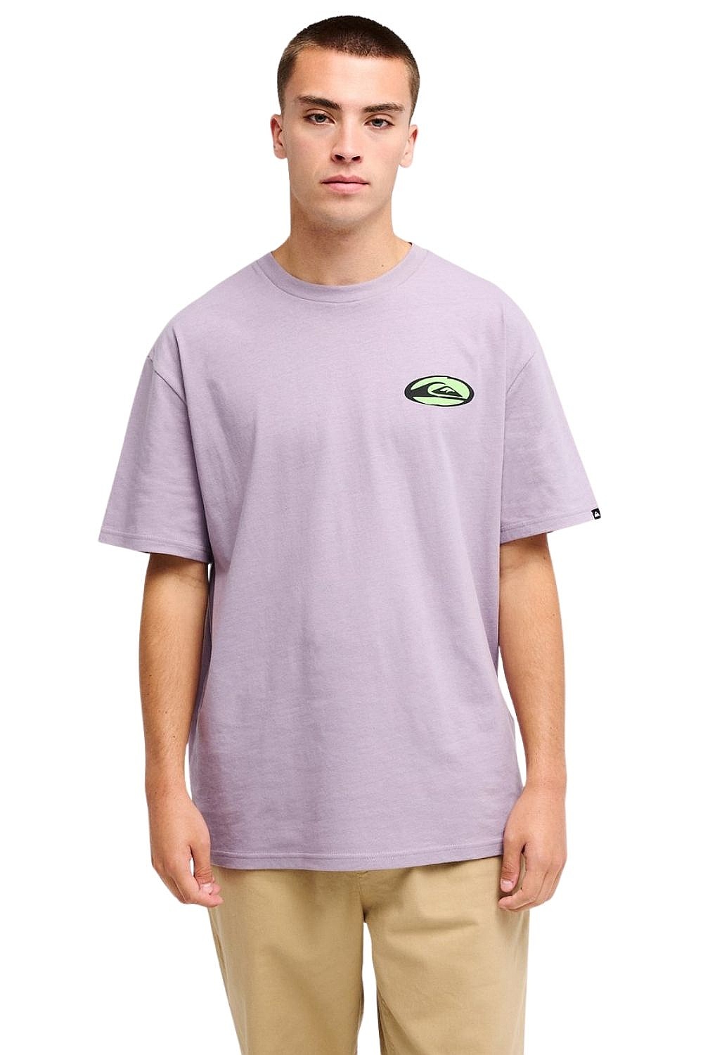 T-shirt Quiksilver Harbor - SKW0/Purple Ash - men´s