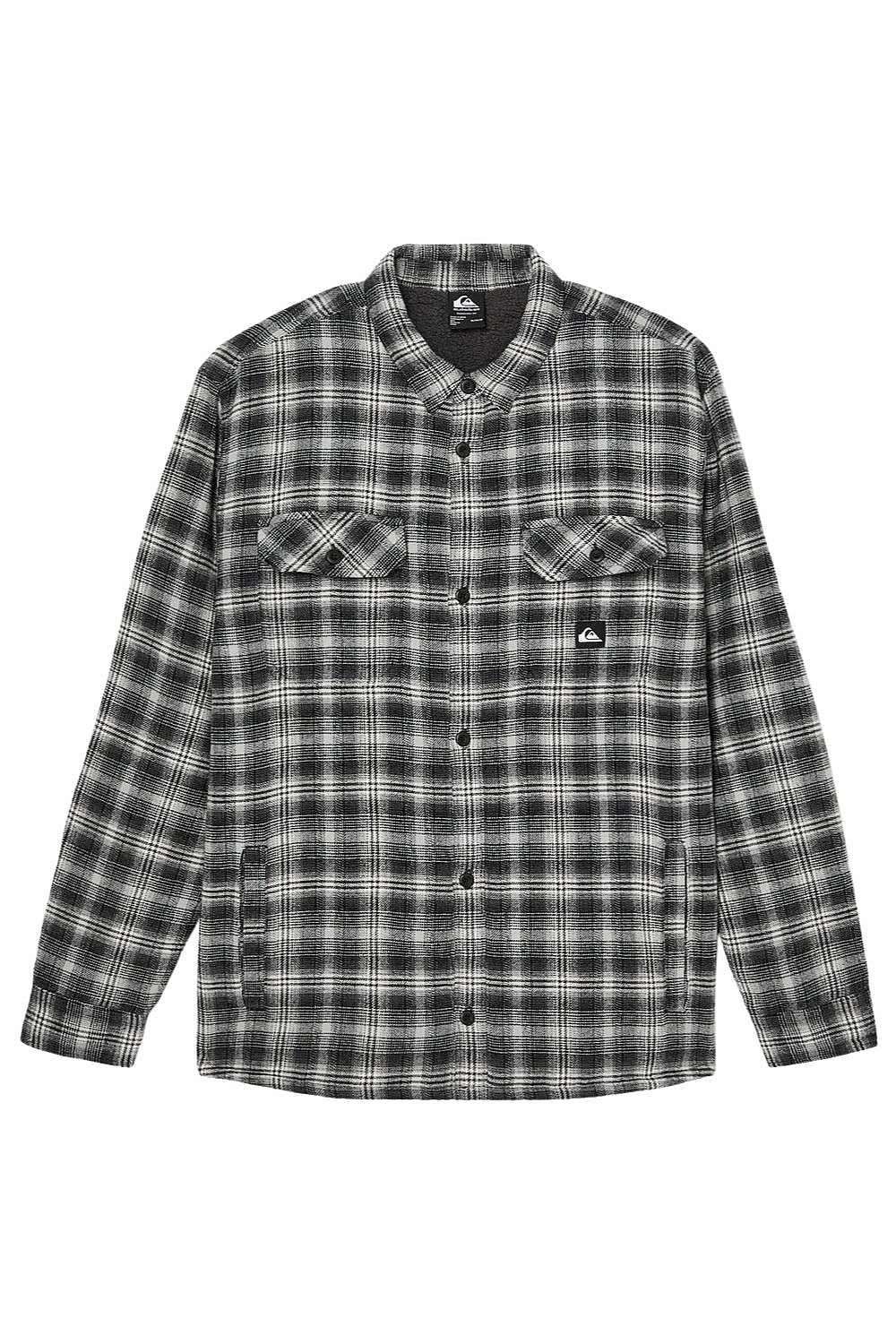 chemise Quiksilver Venture Sherpa LS - KVJ1/Black Venture - men´s