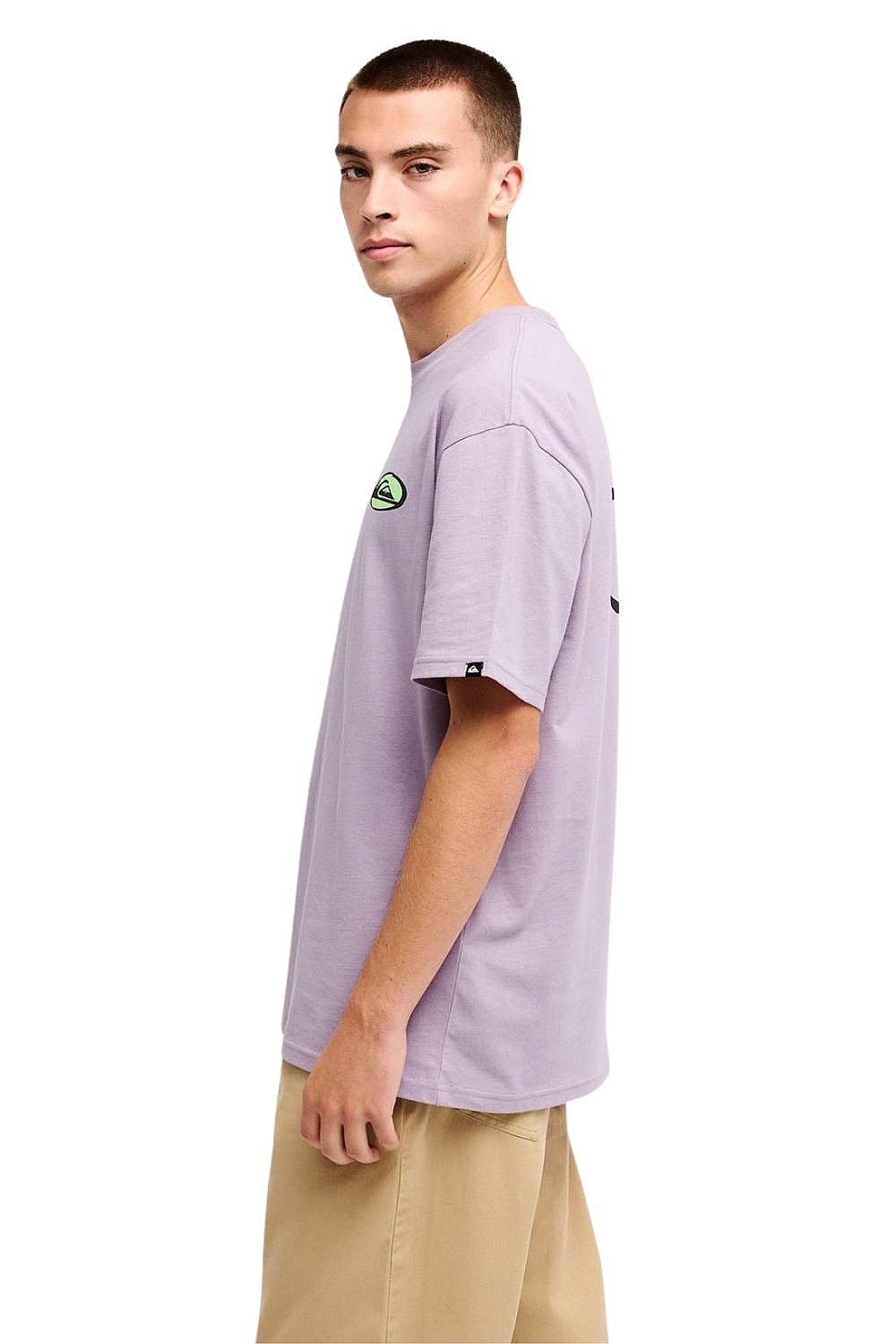 T-shirt Quiksilver Harbor - SKW0/Purple Ash - men´s