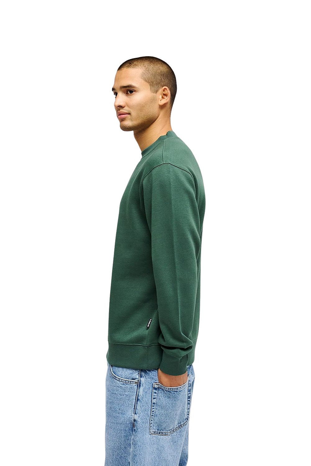 sweat-shirt Quiksilver Salt Water Crew - GRT0/Forest - men´s