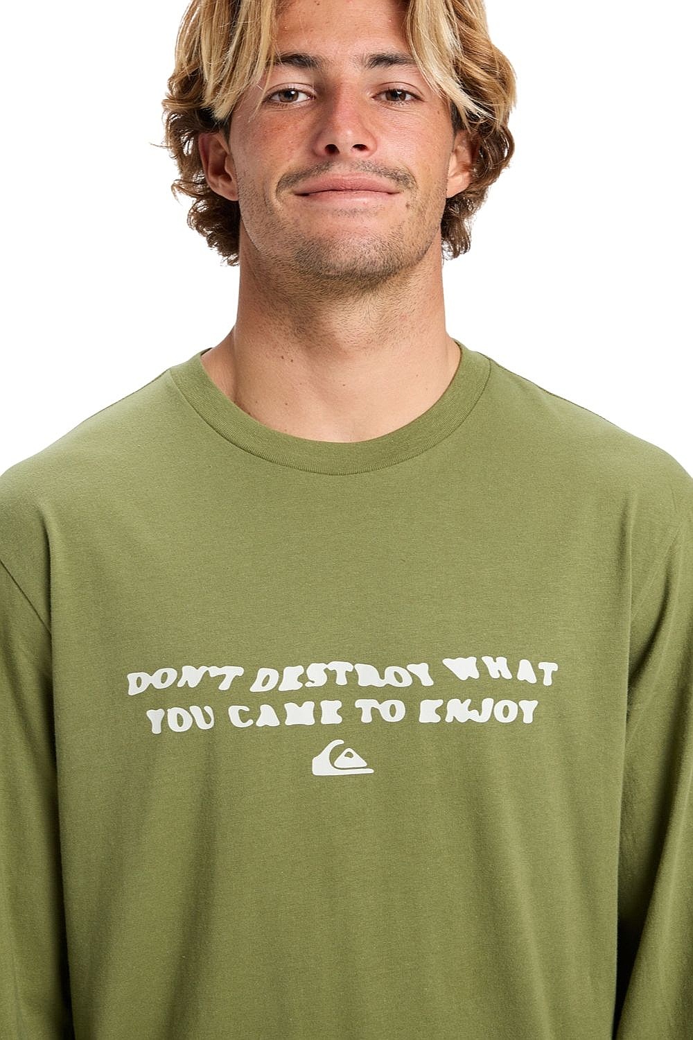 T-shirt Quiksilver Ev Cold Ways LS - GNG0/Loden Green - men´s