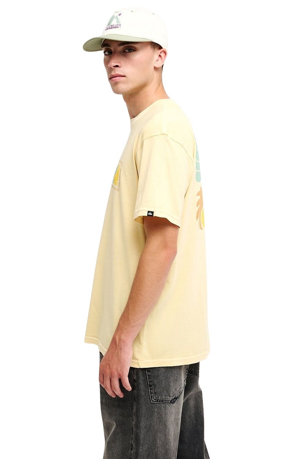 T-shirt Quiksilver Evo Vibes - YFM0/Straw - men´s