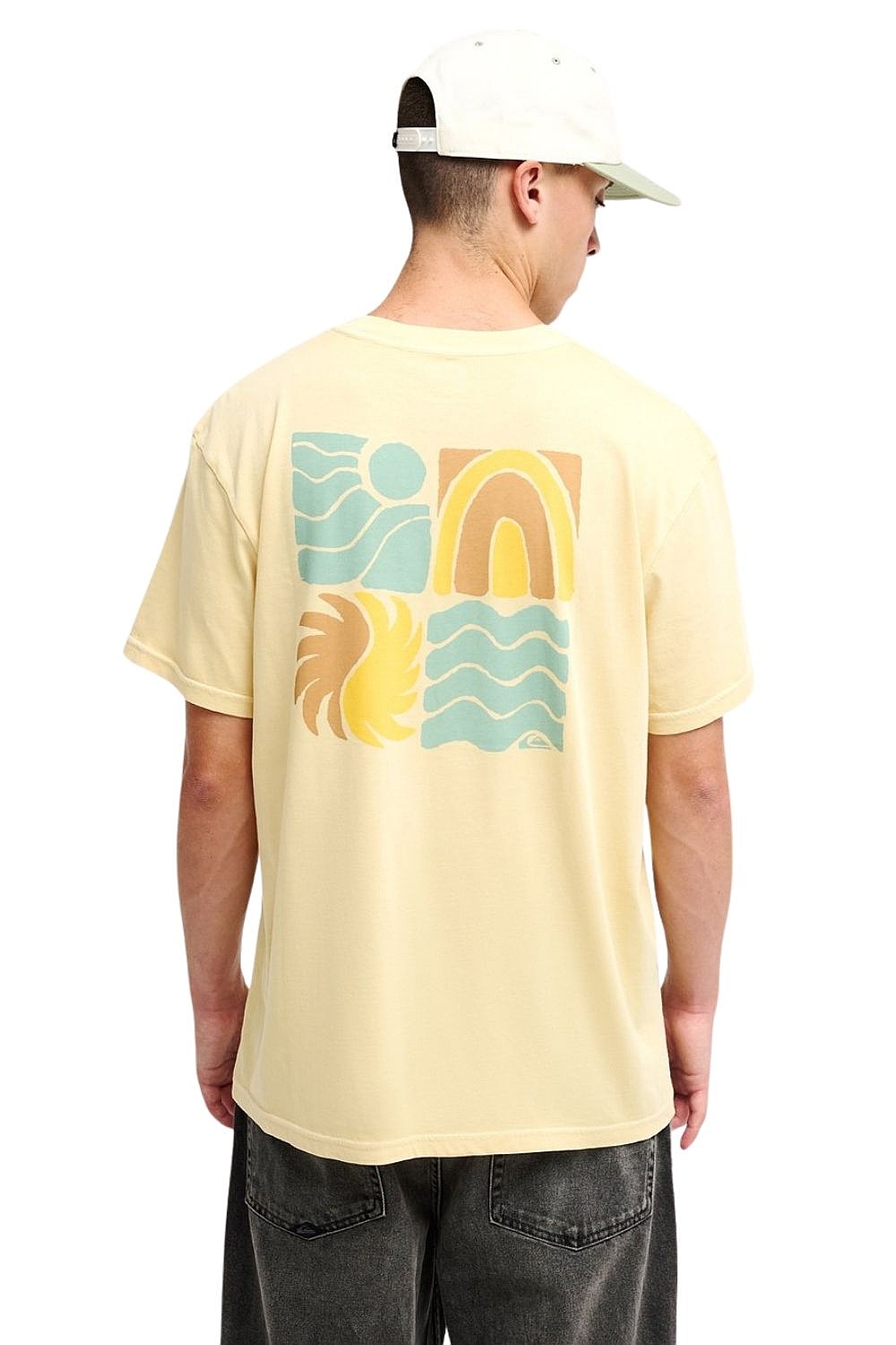 T-shirt Quiksilver Evo Vibes - YFM0/Straw - men´s