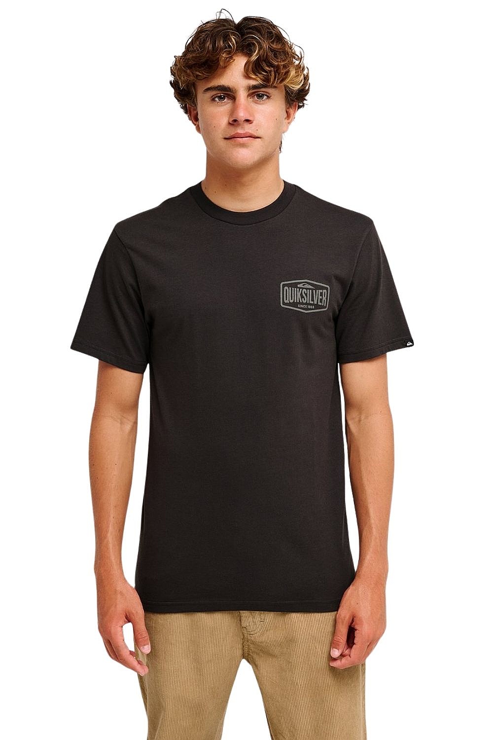 T-shirt Quiksilver Ev Surf Garage - KTA0/Tarmac - men´s