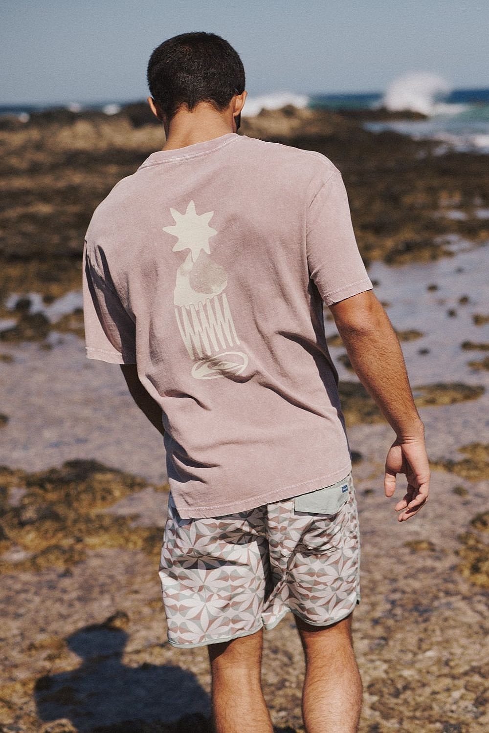 T-shirt Quiksilver Balance - TND0/Pine Bark - men´s