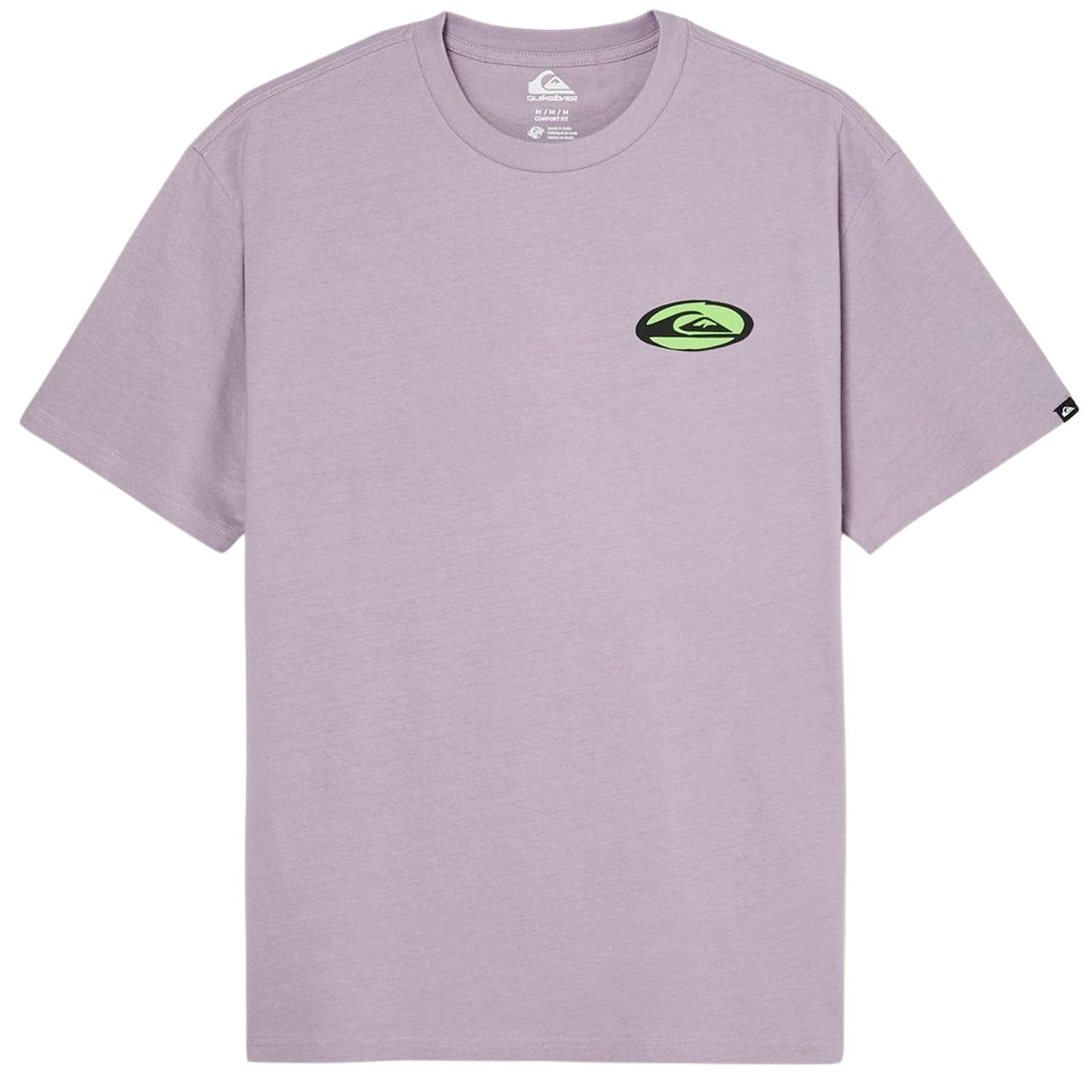 T-shirt Quiksilver Harbor - SKW0/Purple Ash - men´s