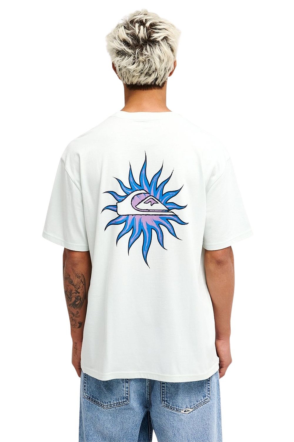 T-shirt Quiksilver Flow - SEF0/Ice Flow - men´s