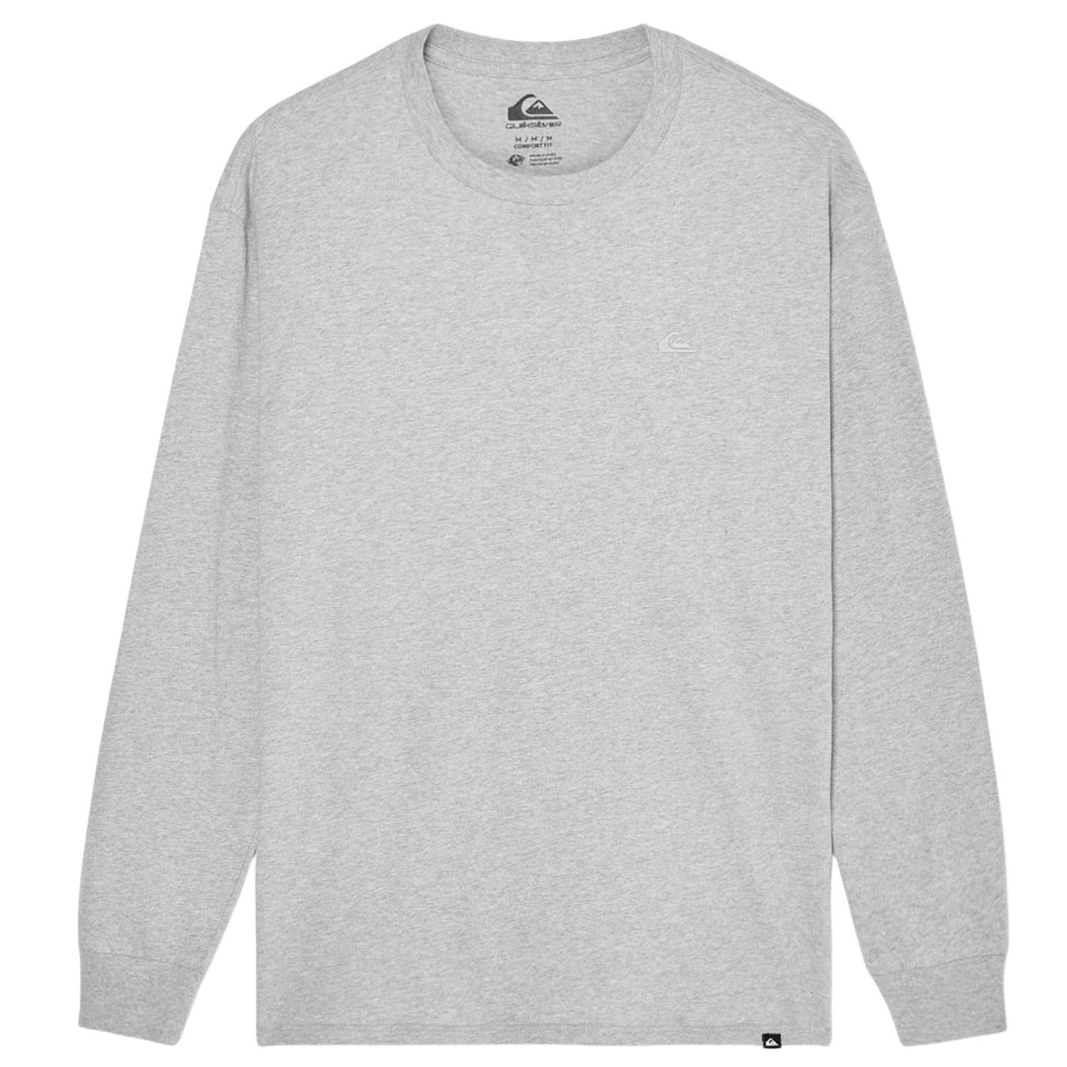 T-shirt Quiksilver Salt Water LS - SJSH/Light Grey Heather - men´s
