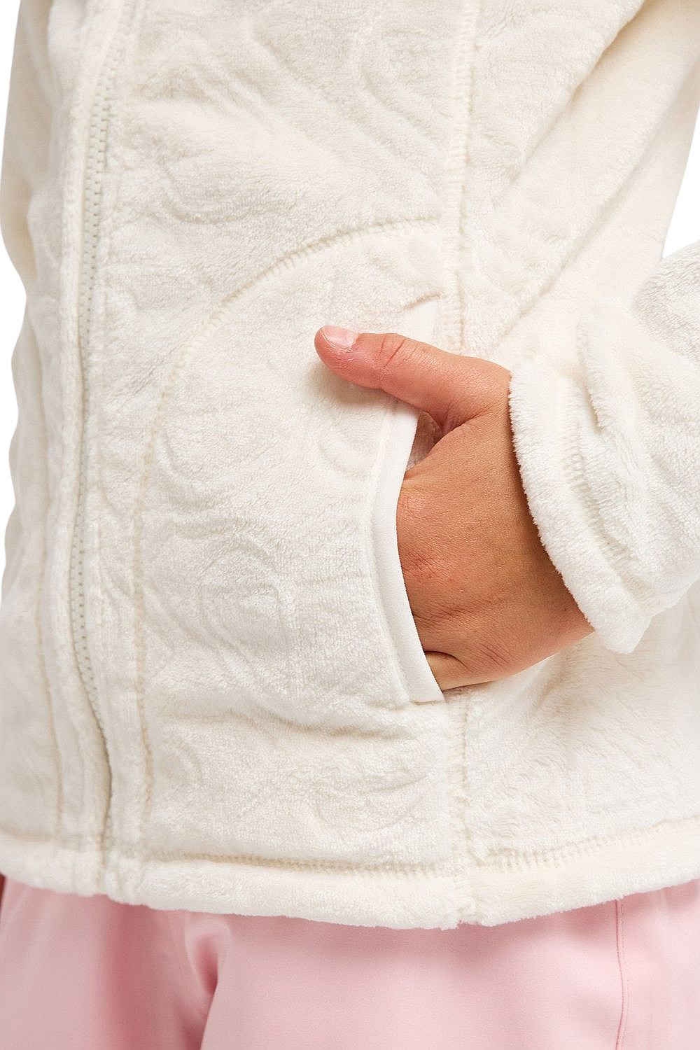sweat-shirt Roxy Igloo Zip - WCF0/Whisper White - girl´s