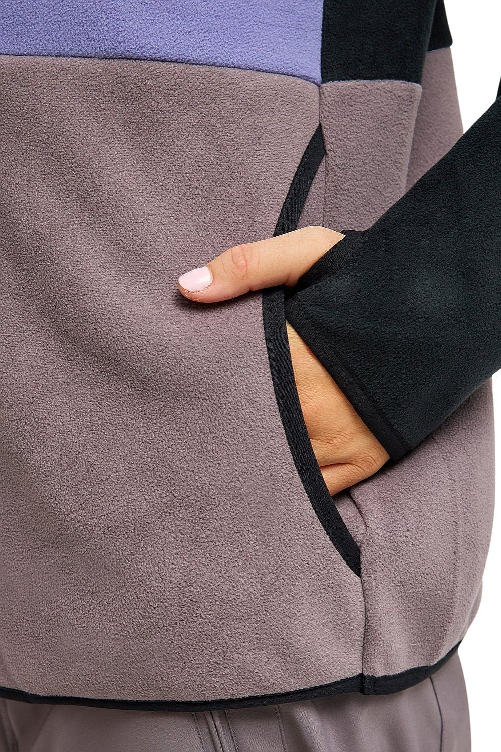 sweat-shirt Roxy Icedrift Layer - KVJ0/True Black - women´s