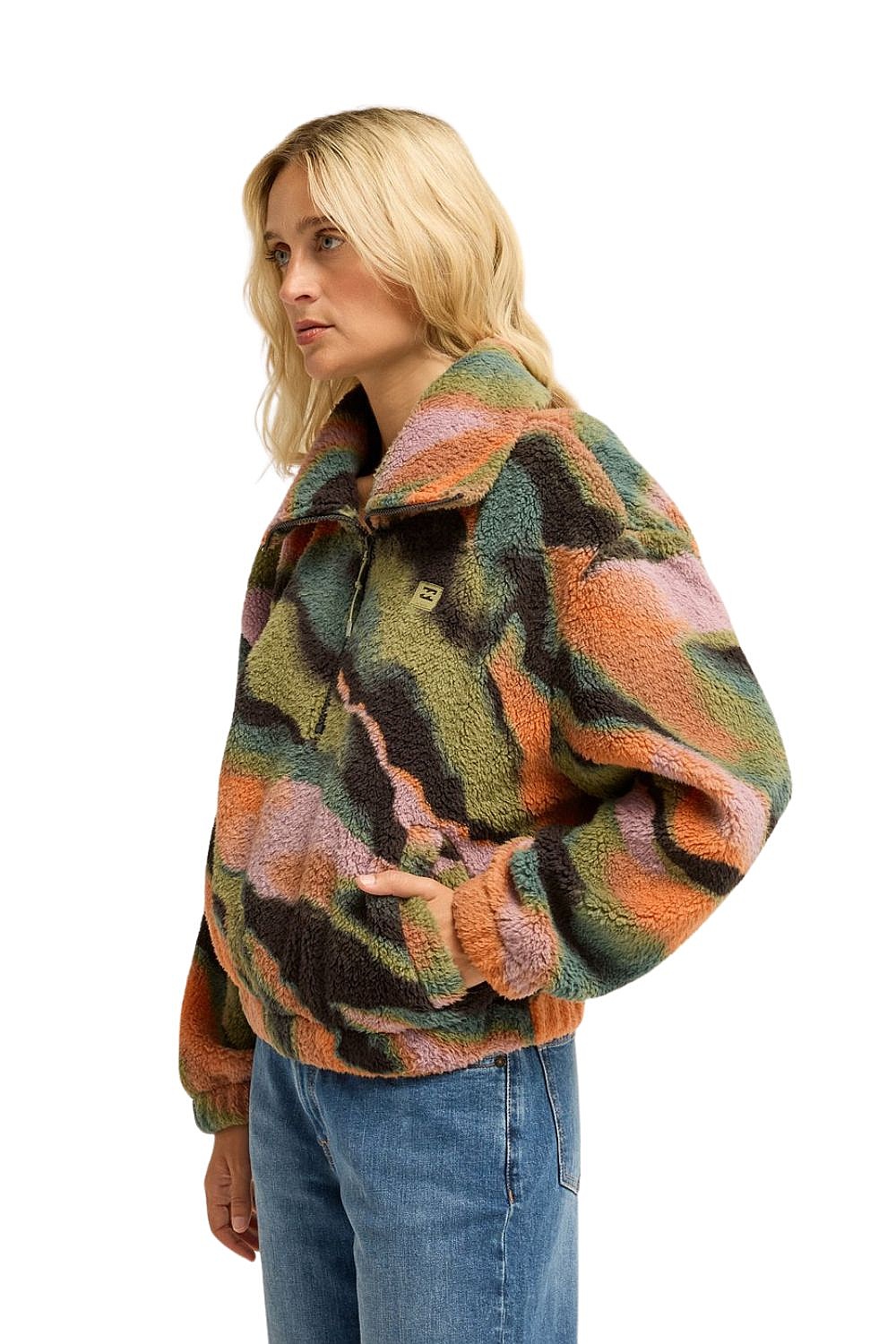 sweat-shirt Billabong Barra - BPB/Black Pebble - women´s