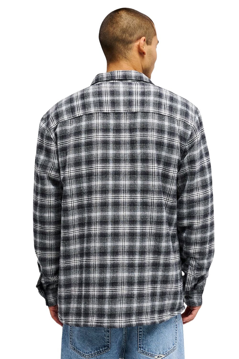 chemise Quiksilver Venture Sherpa LS - KVJ1/Black Venture - men´s
