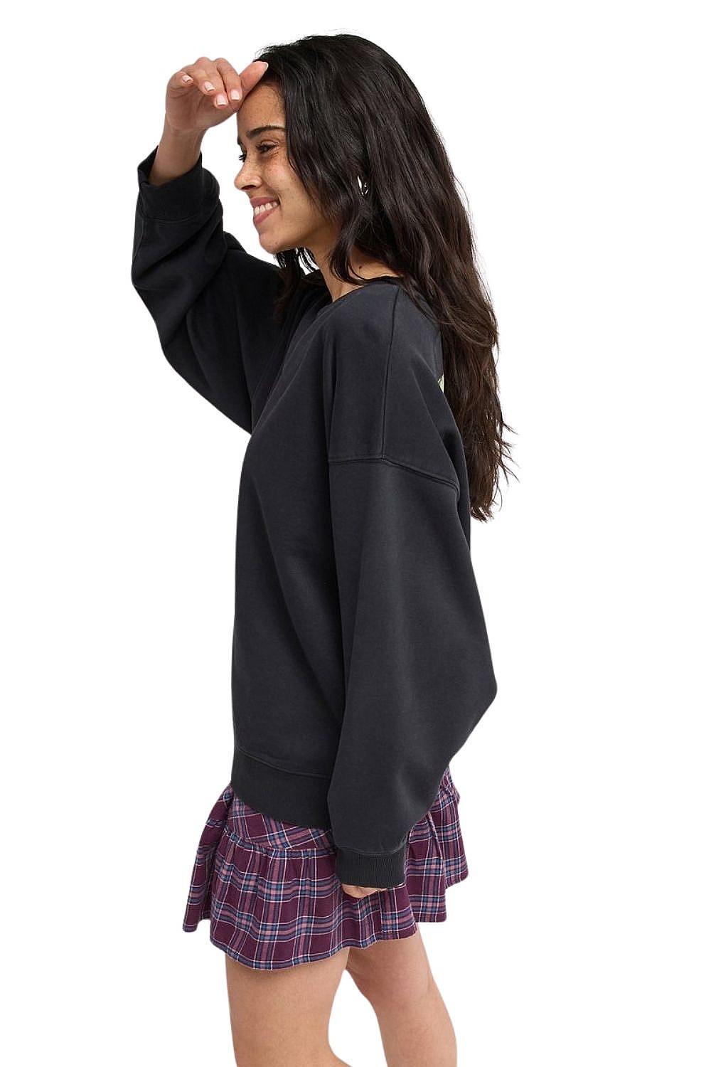 sweat-shirt Roxy Lineup - KVJ0/Anthracite - women´s