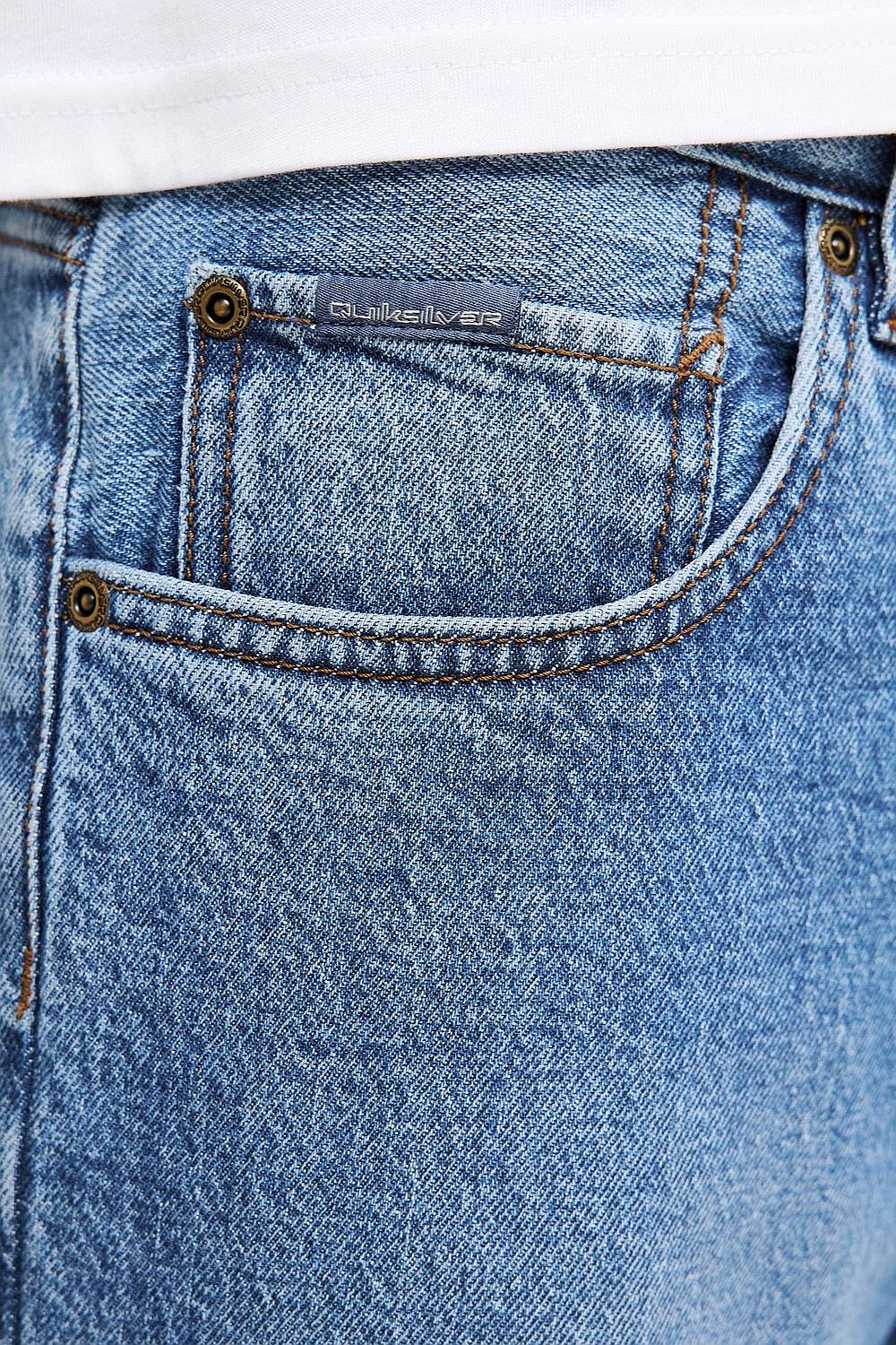 jeans Quiksilver Regular Denim - CPNW/Stone Used - men´s