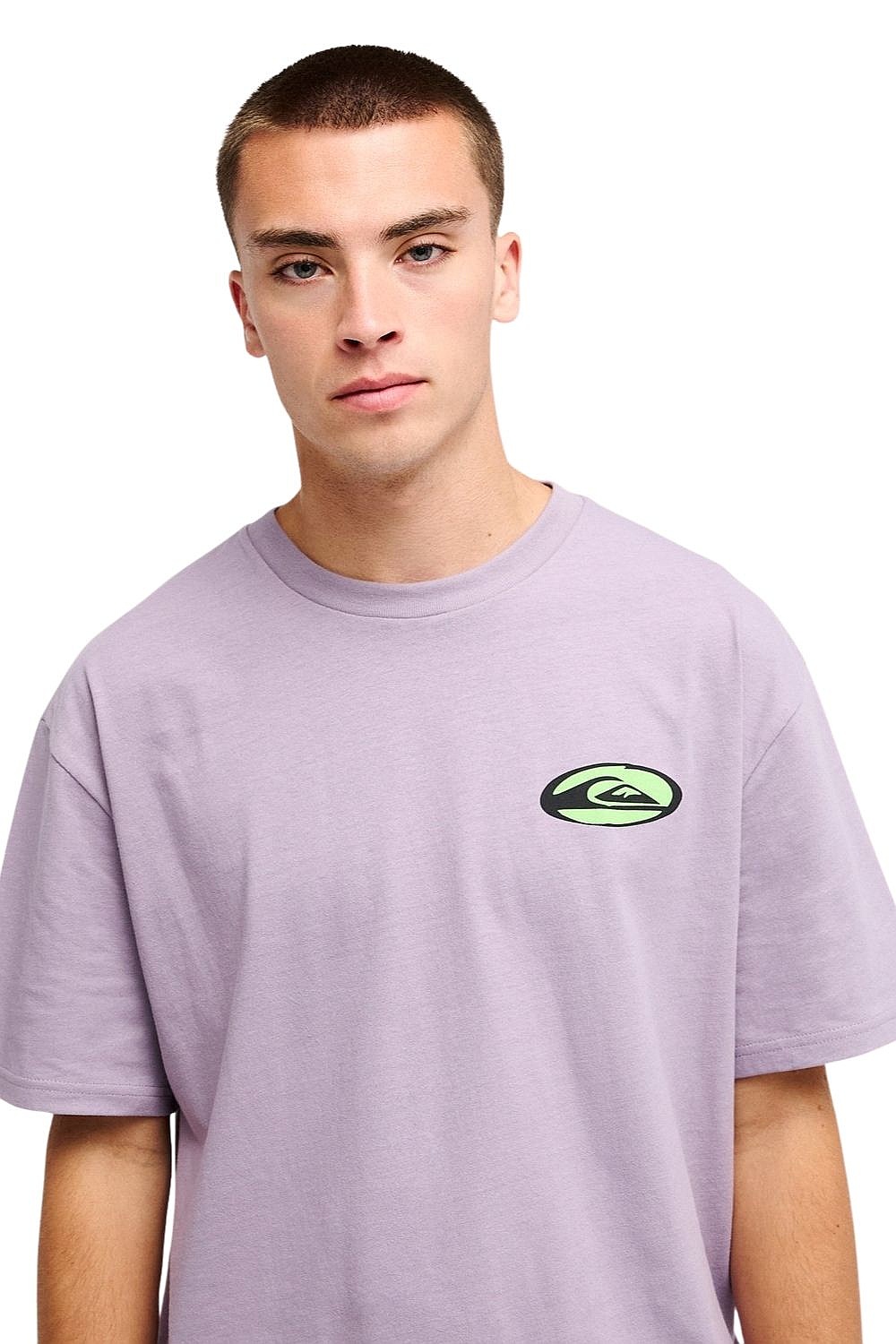 T-shirt Quiksilver Harbor - SKW0/Purple Ash - men´s